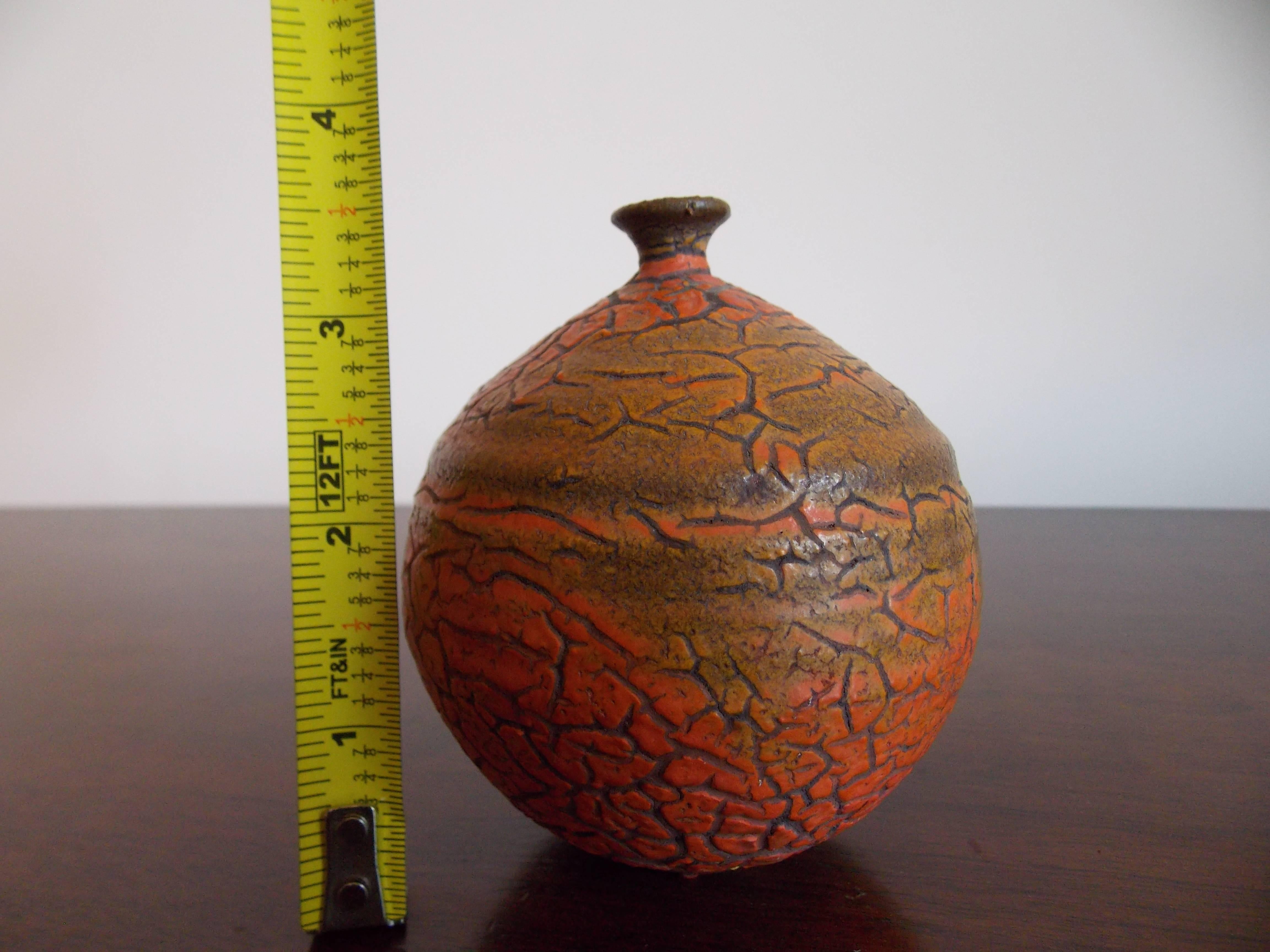 Doyle Lane Studio Pottery Weed Vase California Design In Excellent Condition In Los Angeles, CA