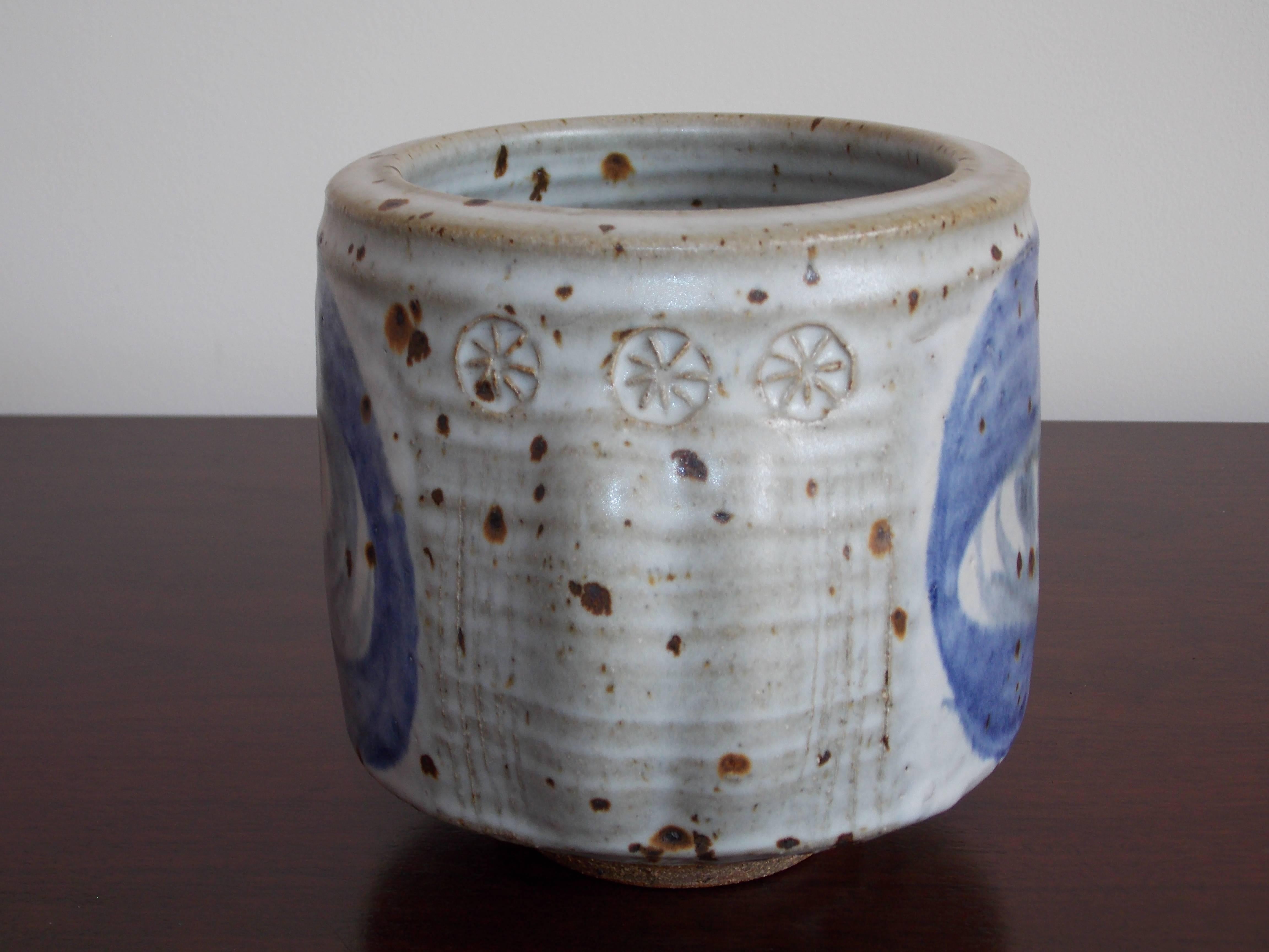 American Vivika & Otto Heino Studio Art Pottery Vase or Planter California Design