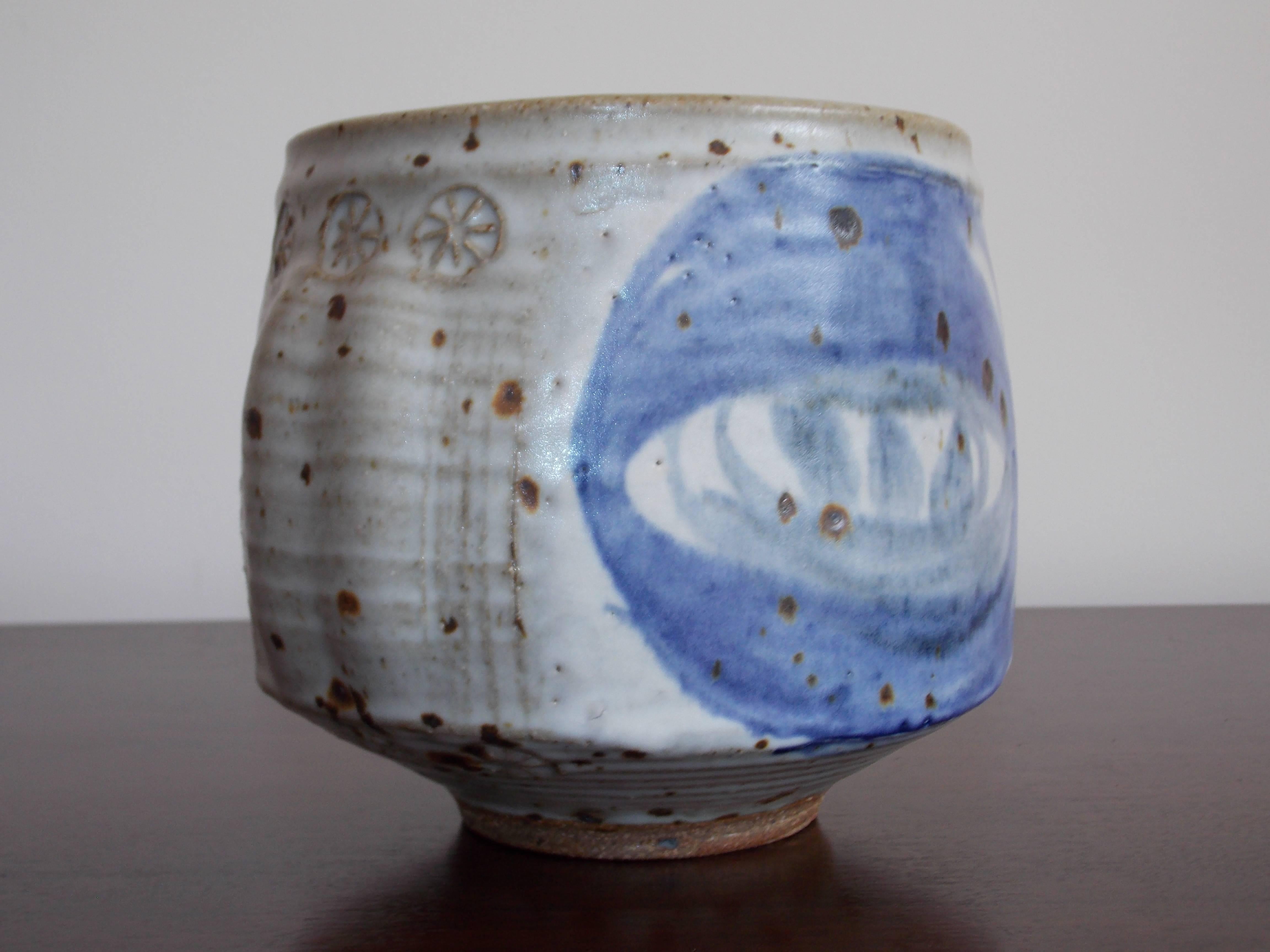 Mid-20th Century Vivika & Otto Heino Studio Art Pottery Vase or Planter California Design