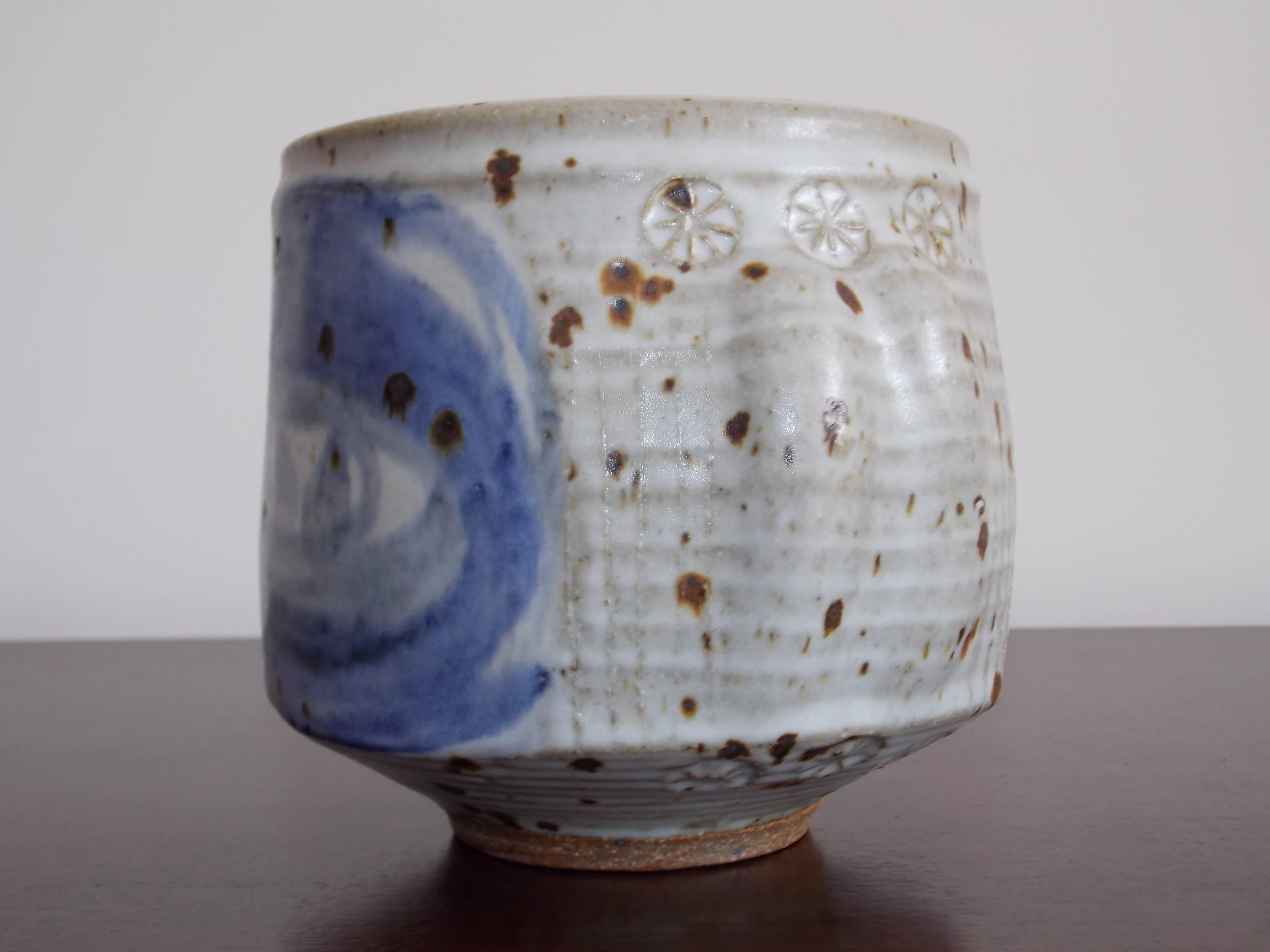 Vivika & Otto Heino Studio Art Pottery Vase or Planter California Design 1