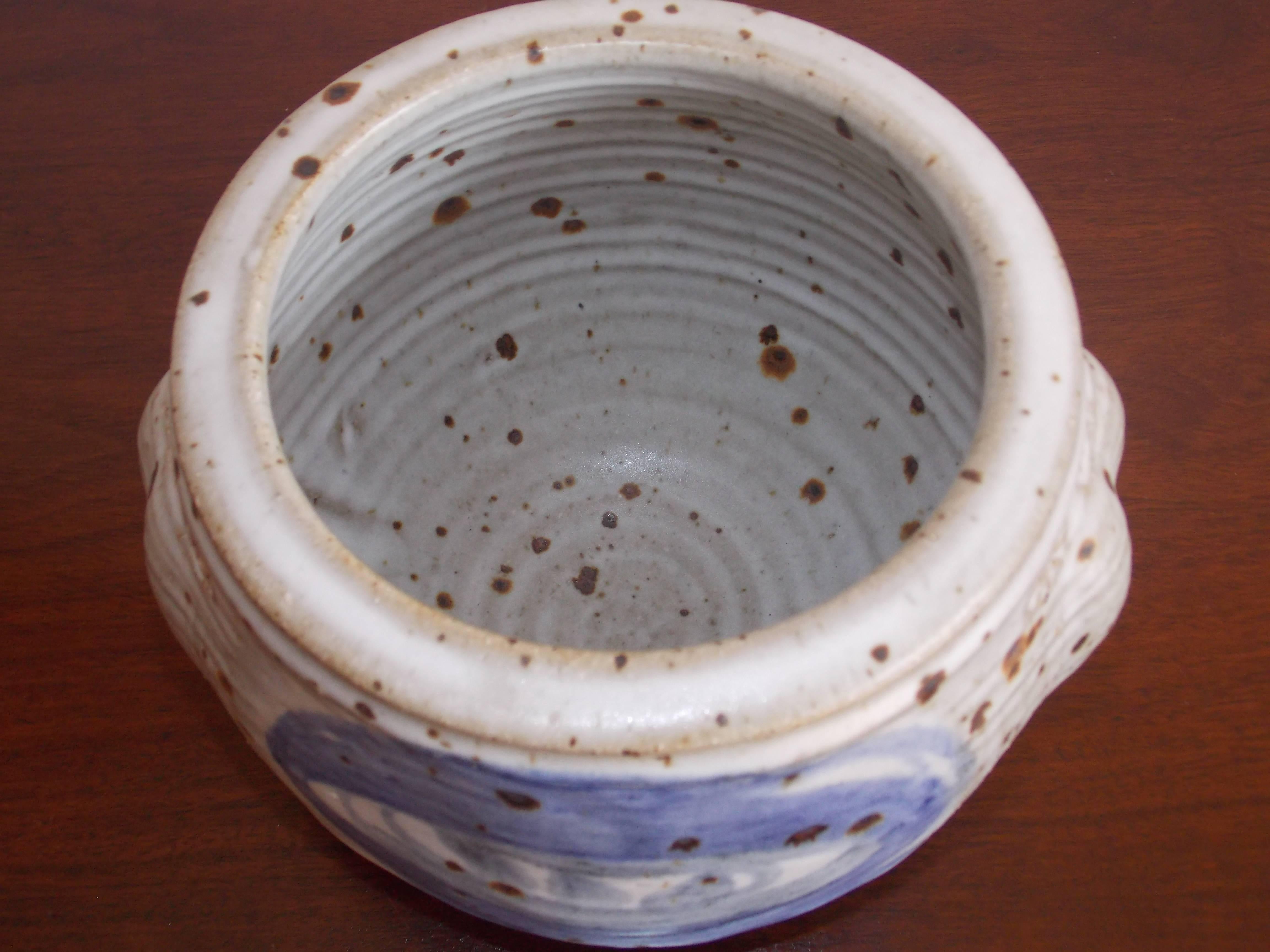 Vivika & Otto Heino Studio Art Pottery Vase or Planter California Design 2