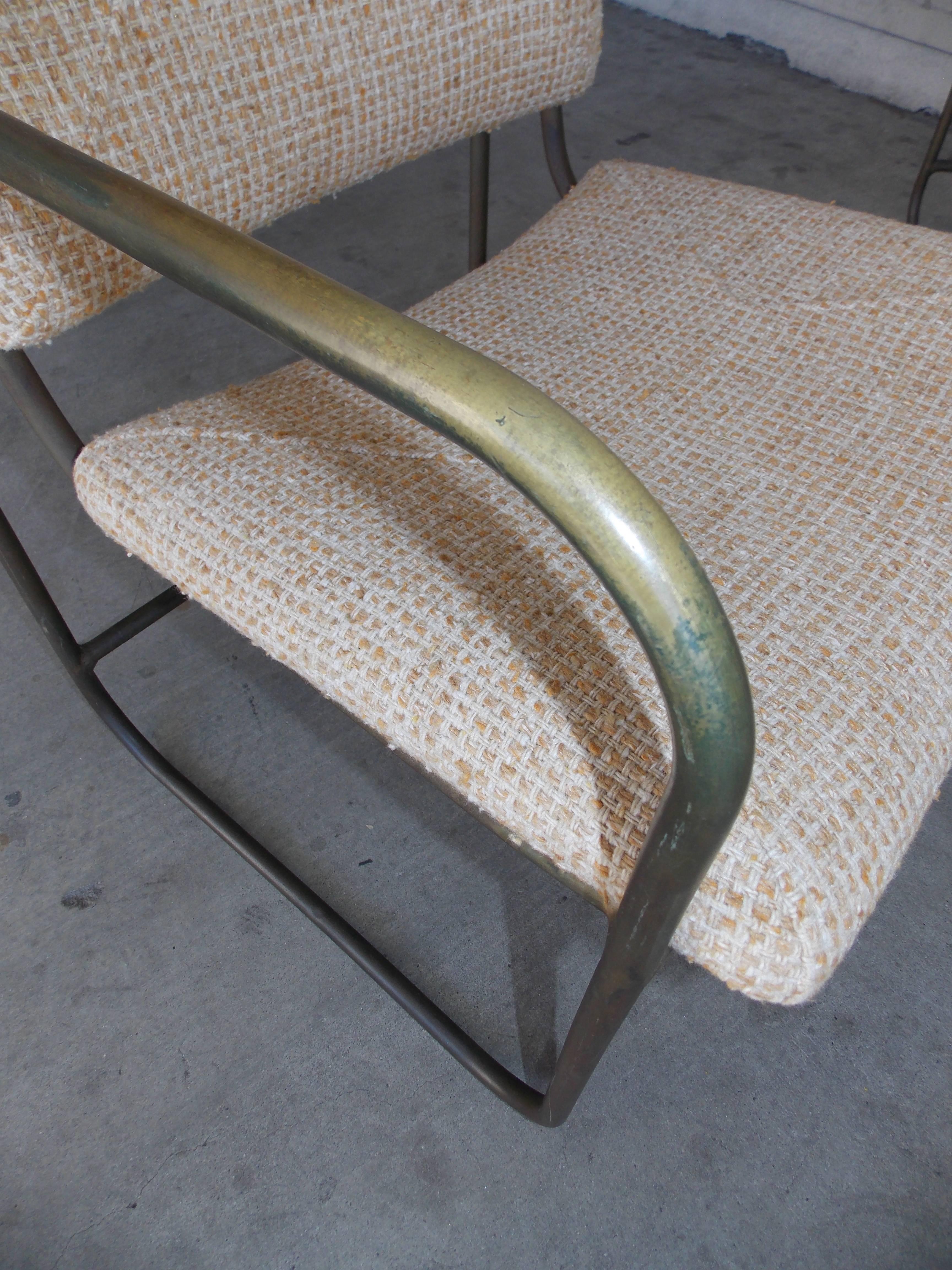 Late 20th Century Kipp Stewart Bronze Table and Chairs for Terra California Design