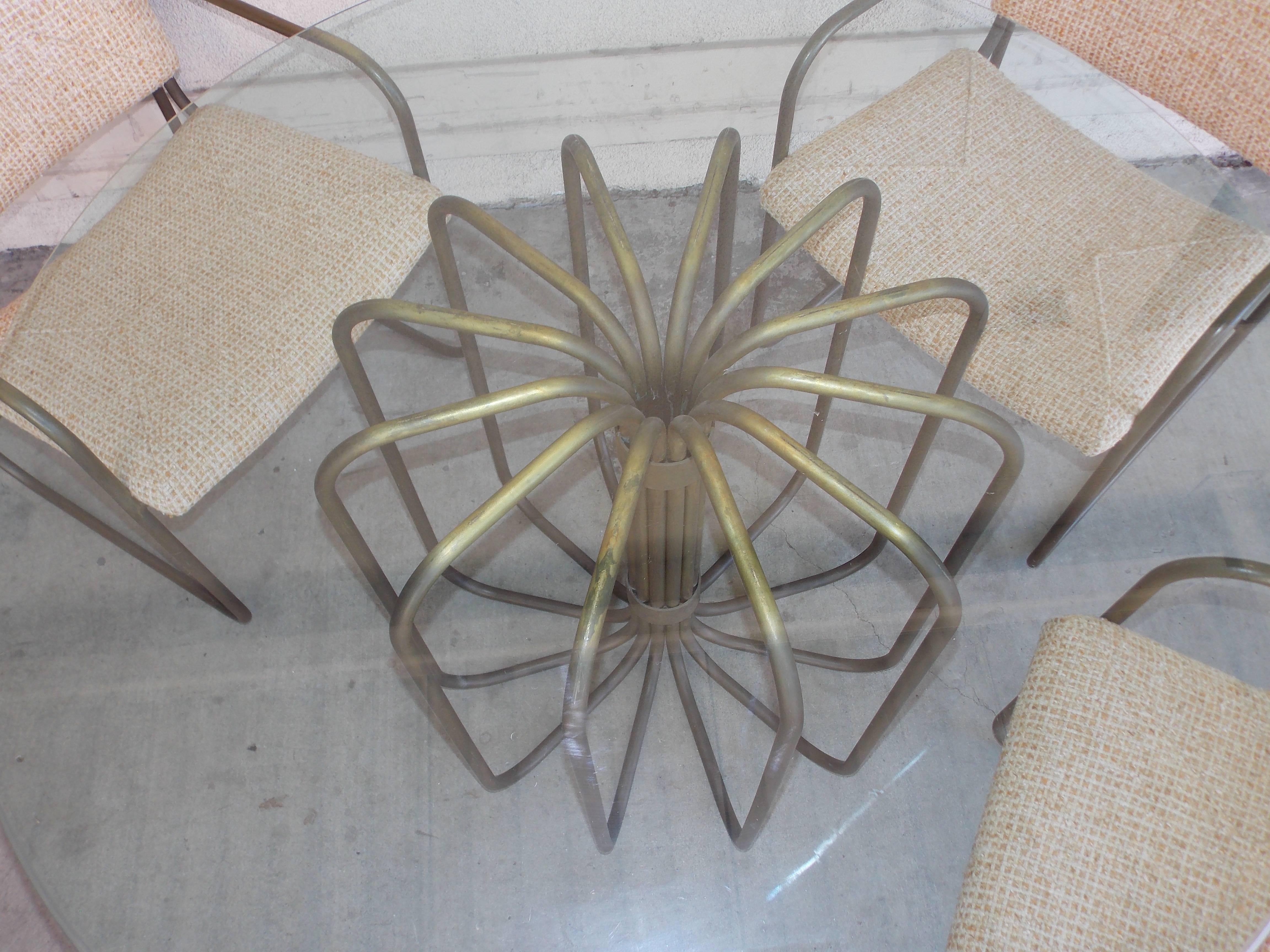 Kipp Stewart Bronze Table and Chairs for Terra California Design 1