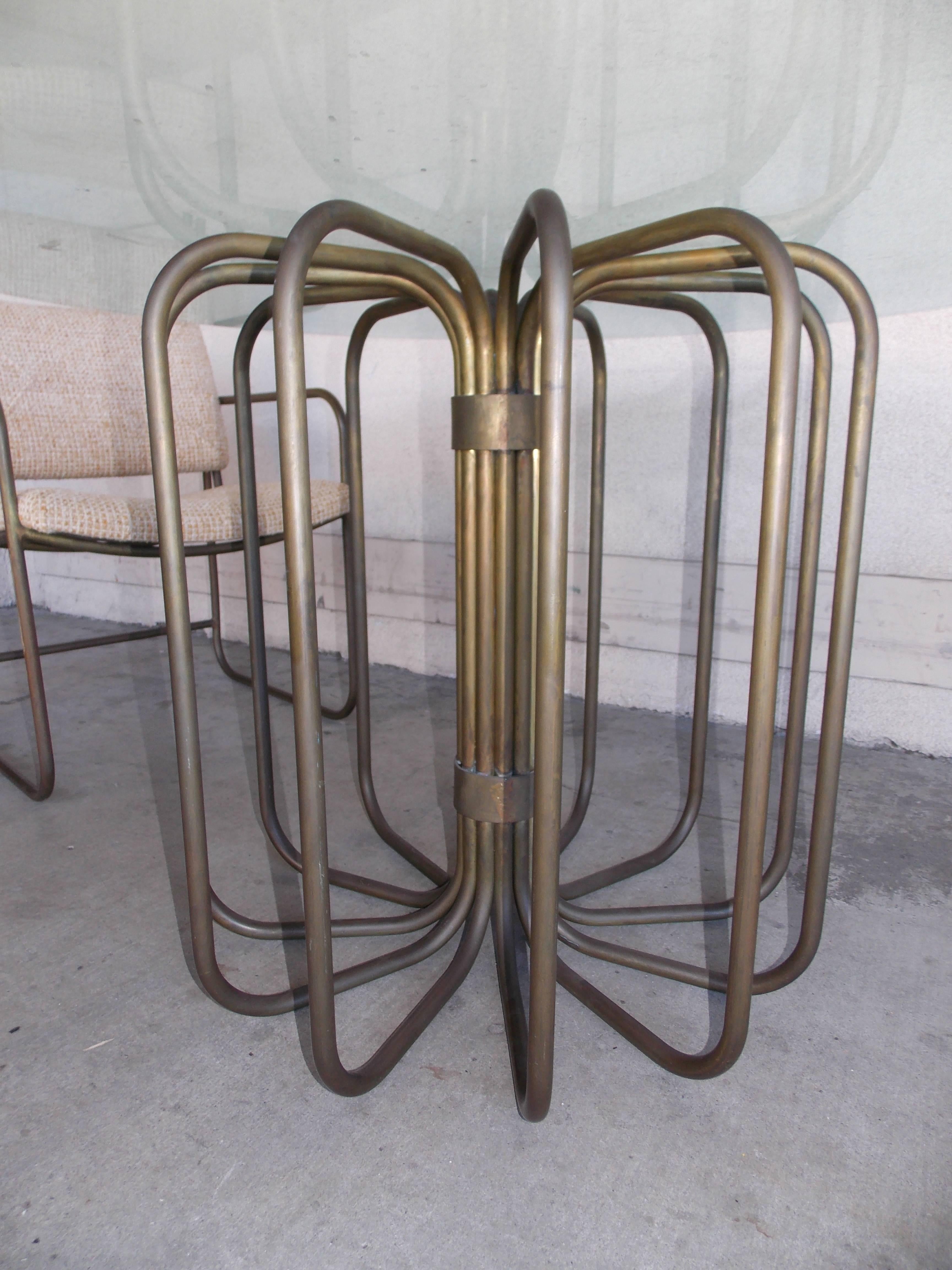 Kipp Stewart Bronze Table and Chairs for Terra California Design 4