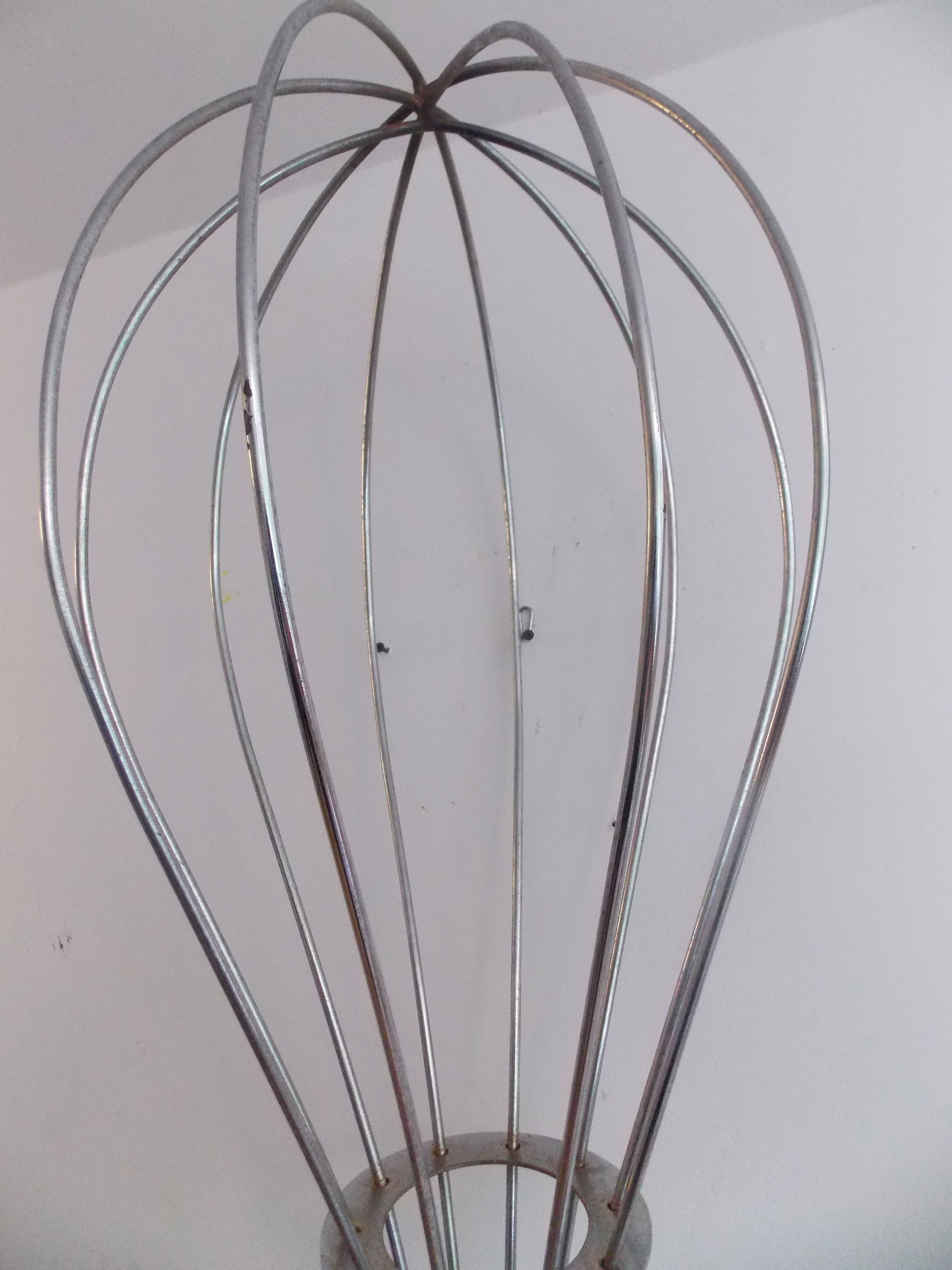 Pop Art Oversized Whisk Sculpture by Jere, 1979 In Good Condition In Los Angeles, CA