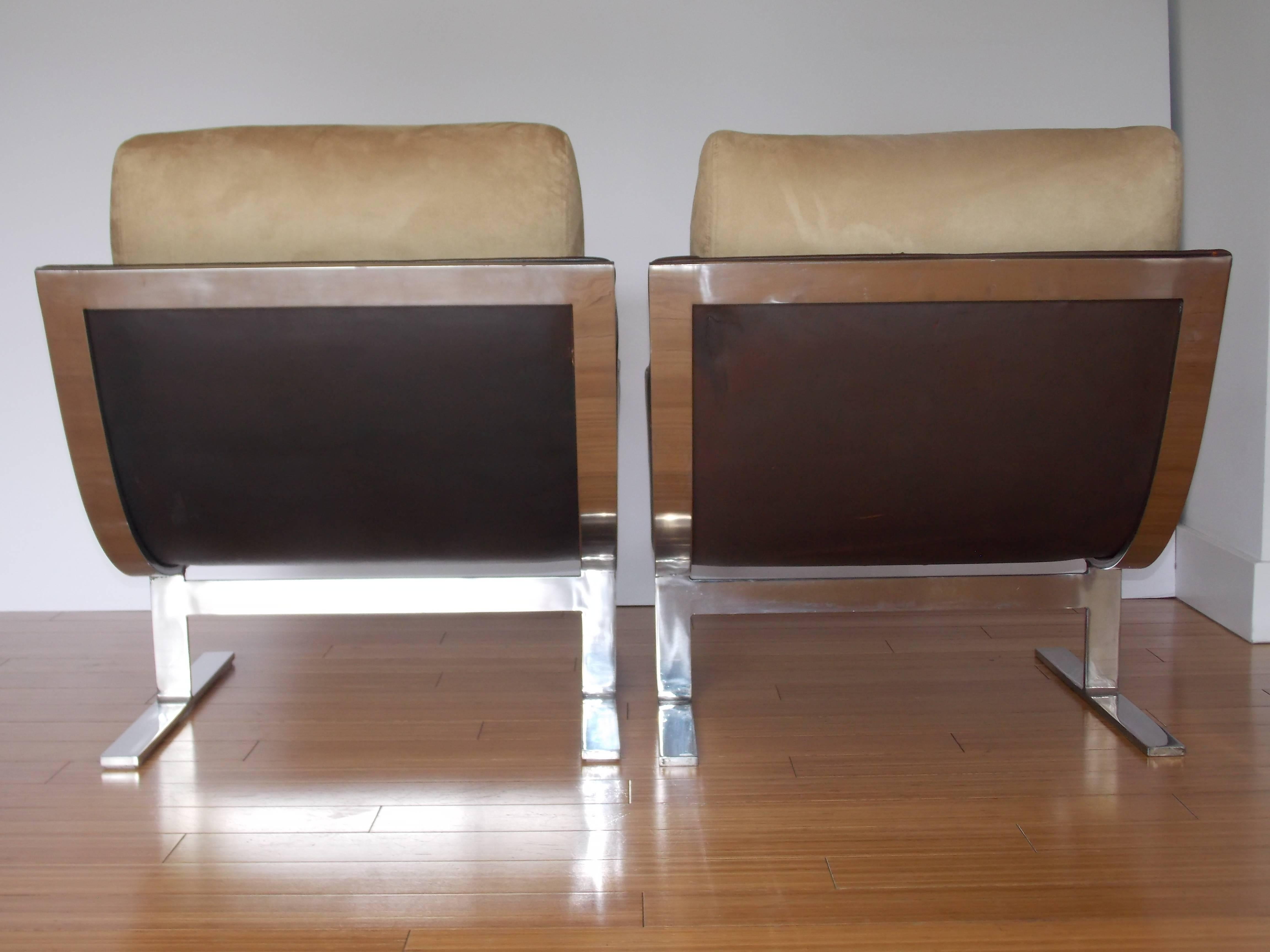 Kipp Stewart Lounge Chairs for Directional Furniture 2