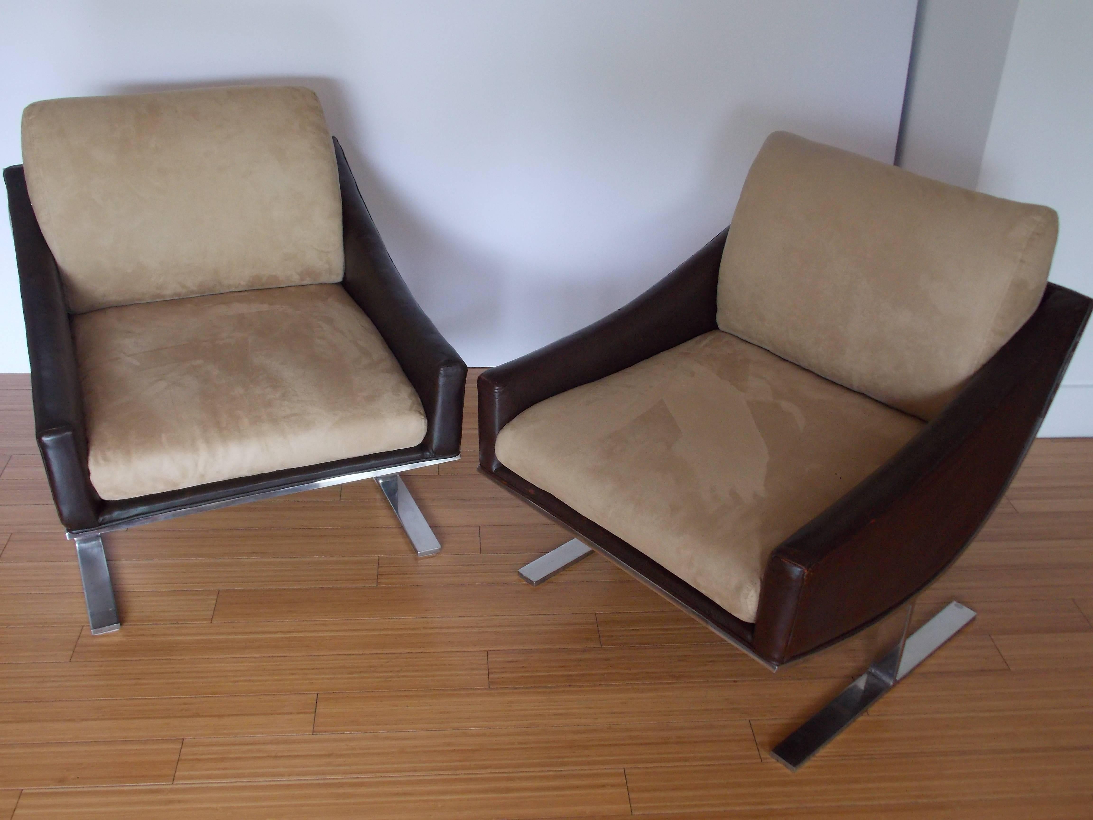 Kipp Stewart Lounge Chairs for Directional Furniture 3