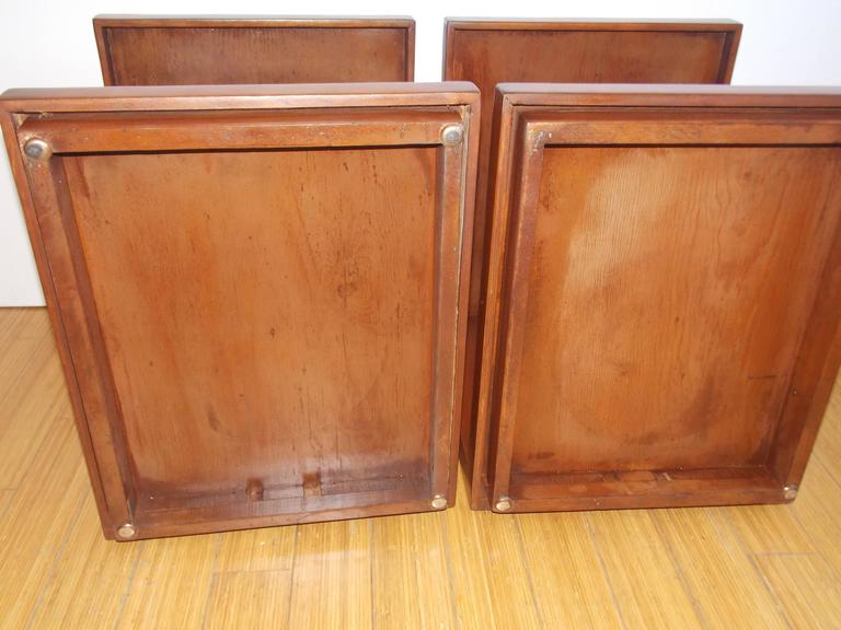 Early Van Keppel and Green Architectural End Tables California Design