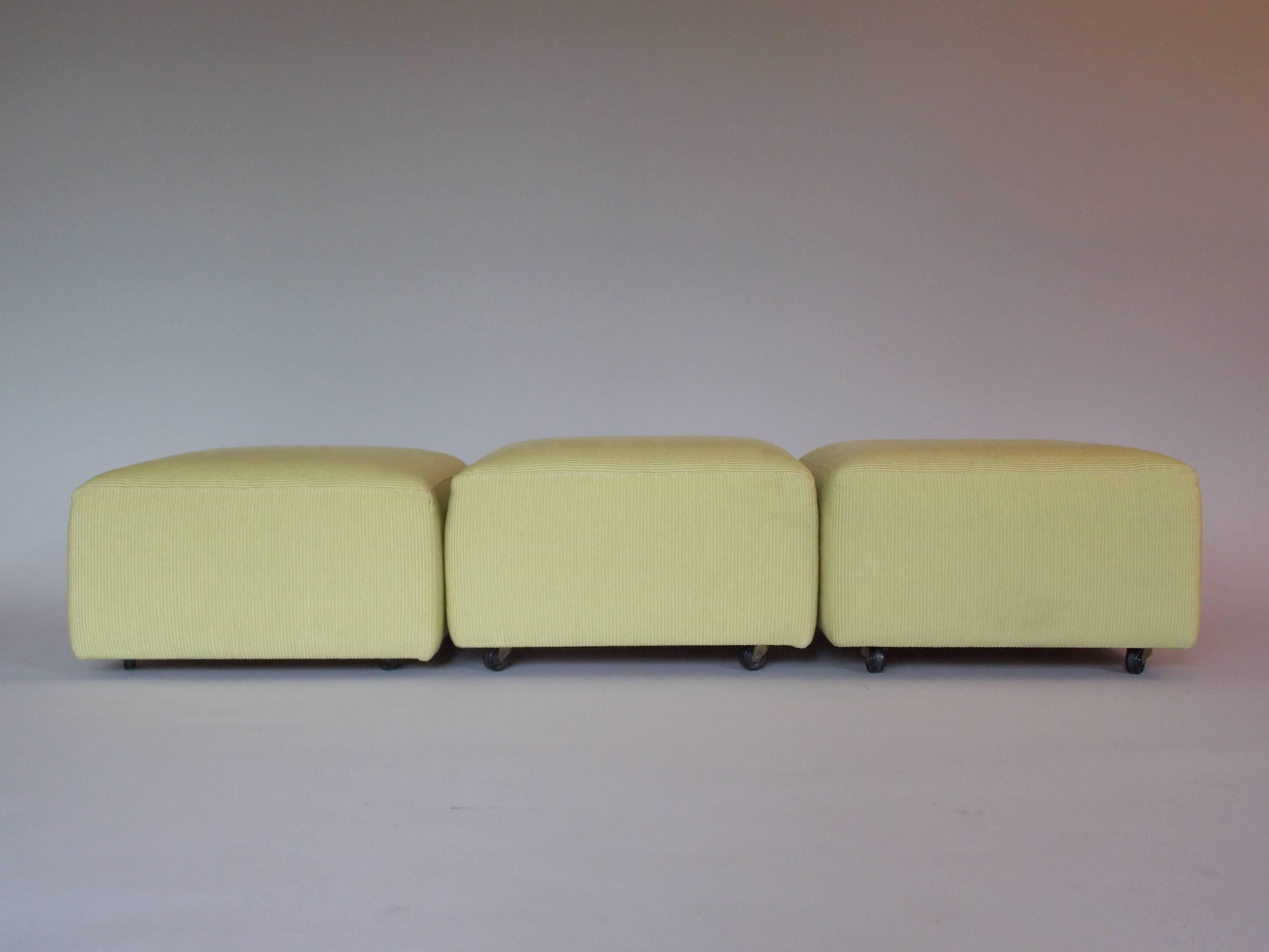 Mid-Century Modern Occasional Poufs Albert Frey Attributed For Sale