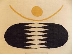 Modernist Fiber Art Tapestry