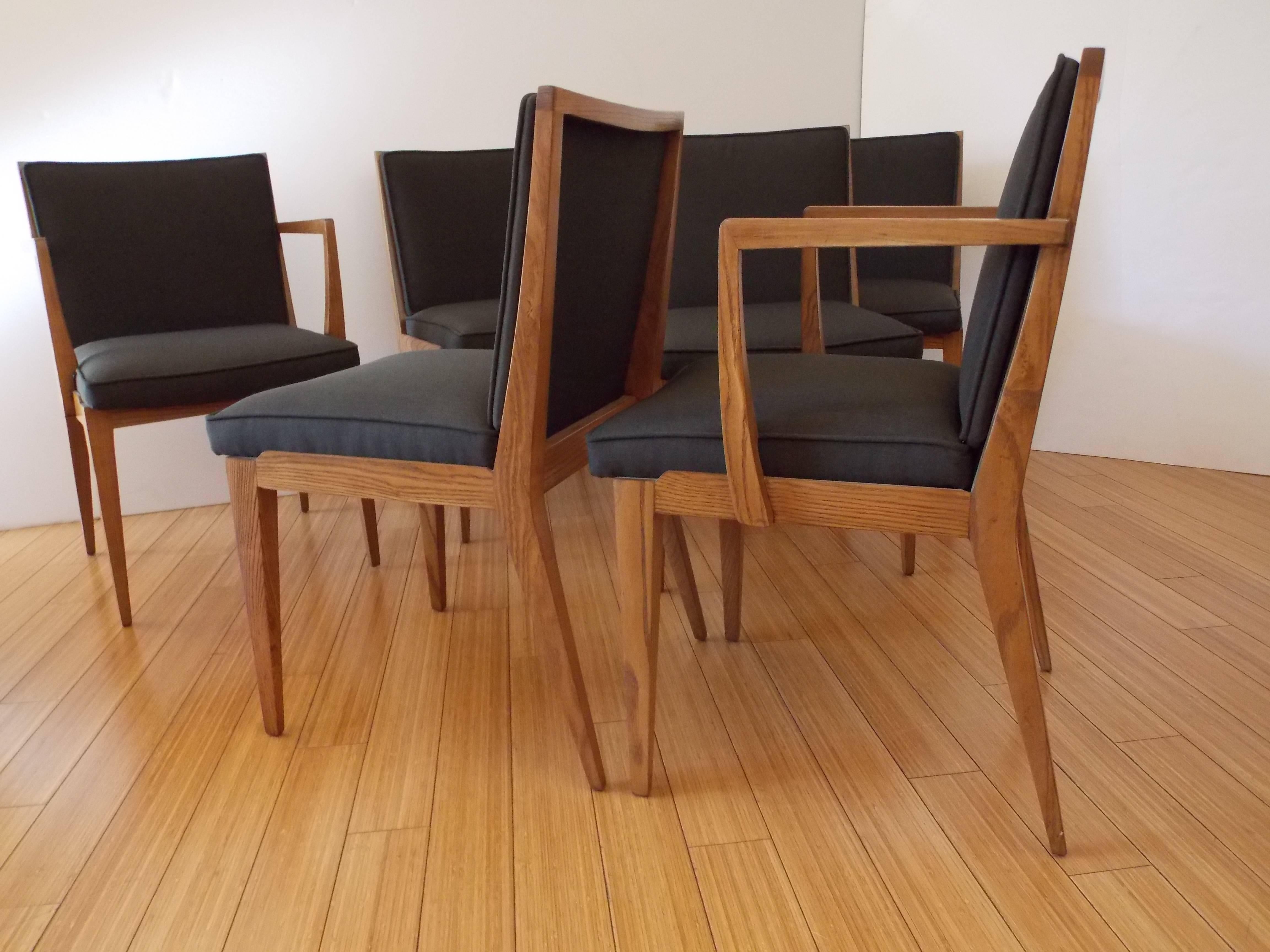 Edward Wormley Dunbar Dining Chairs In Good Condition In Los Angeles, CA