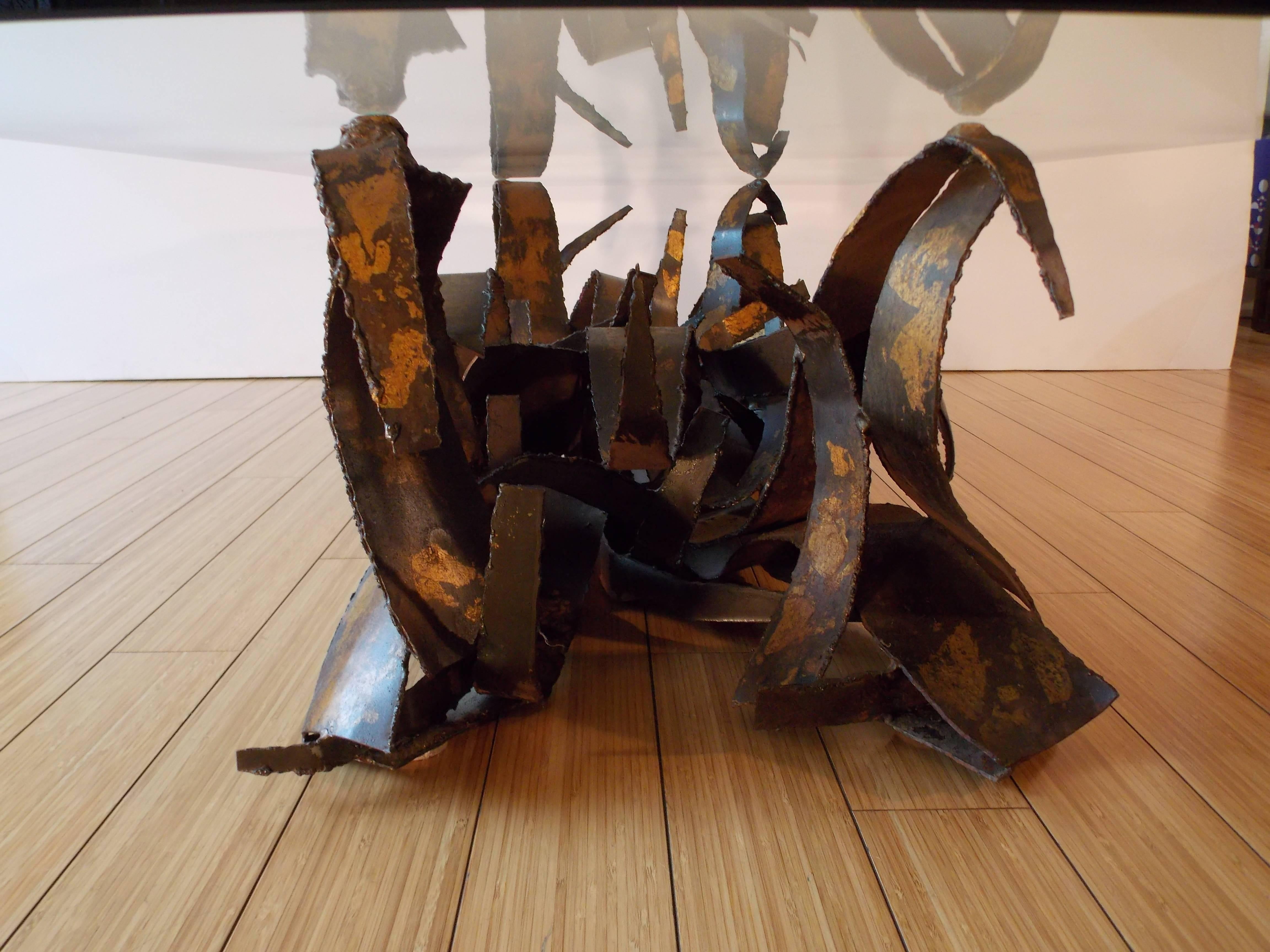 Mid Century Brutalist Sculpture Coffee Table 2