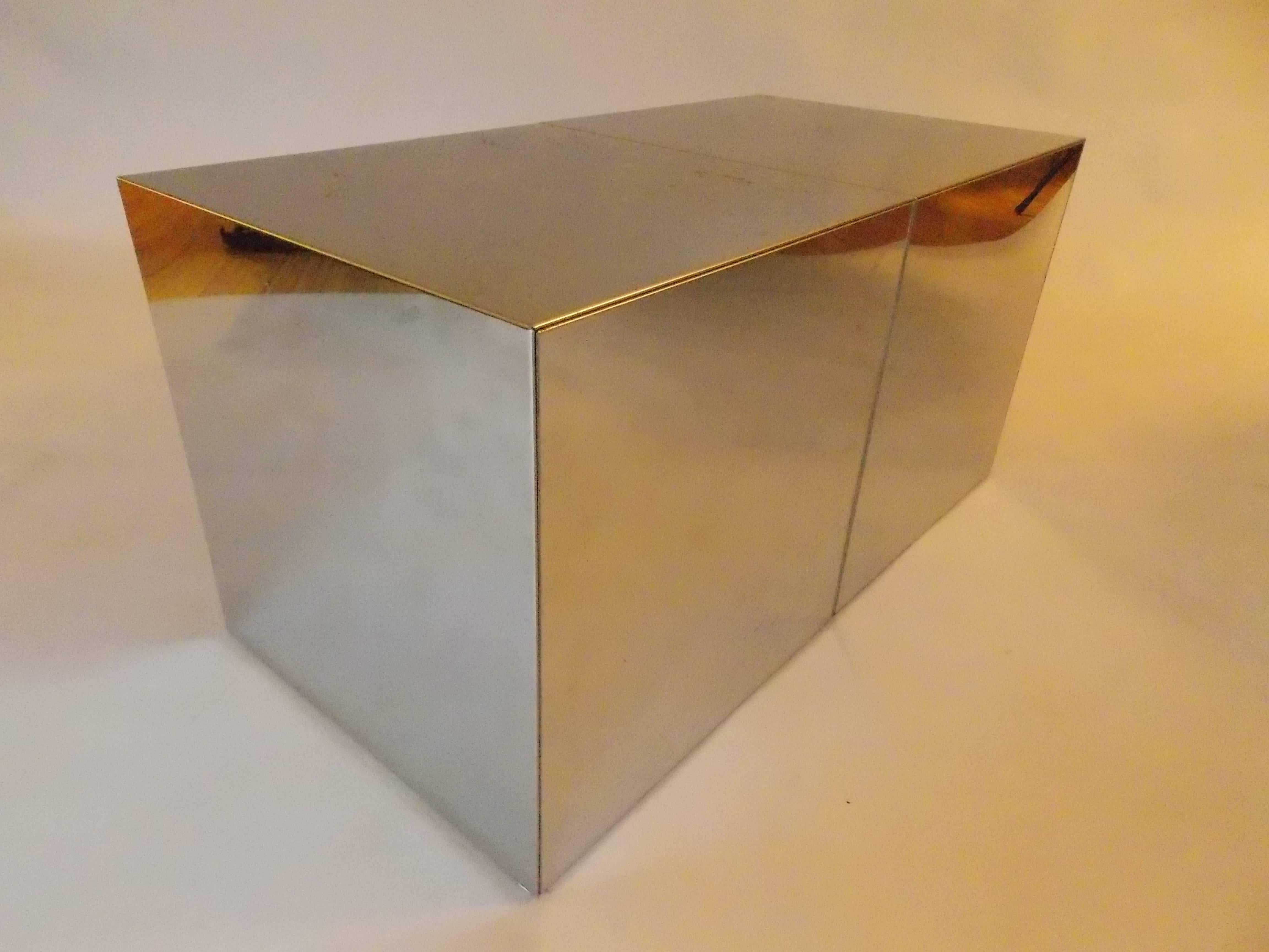 Architectural Steel Cube Tables, USA 1