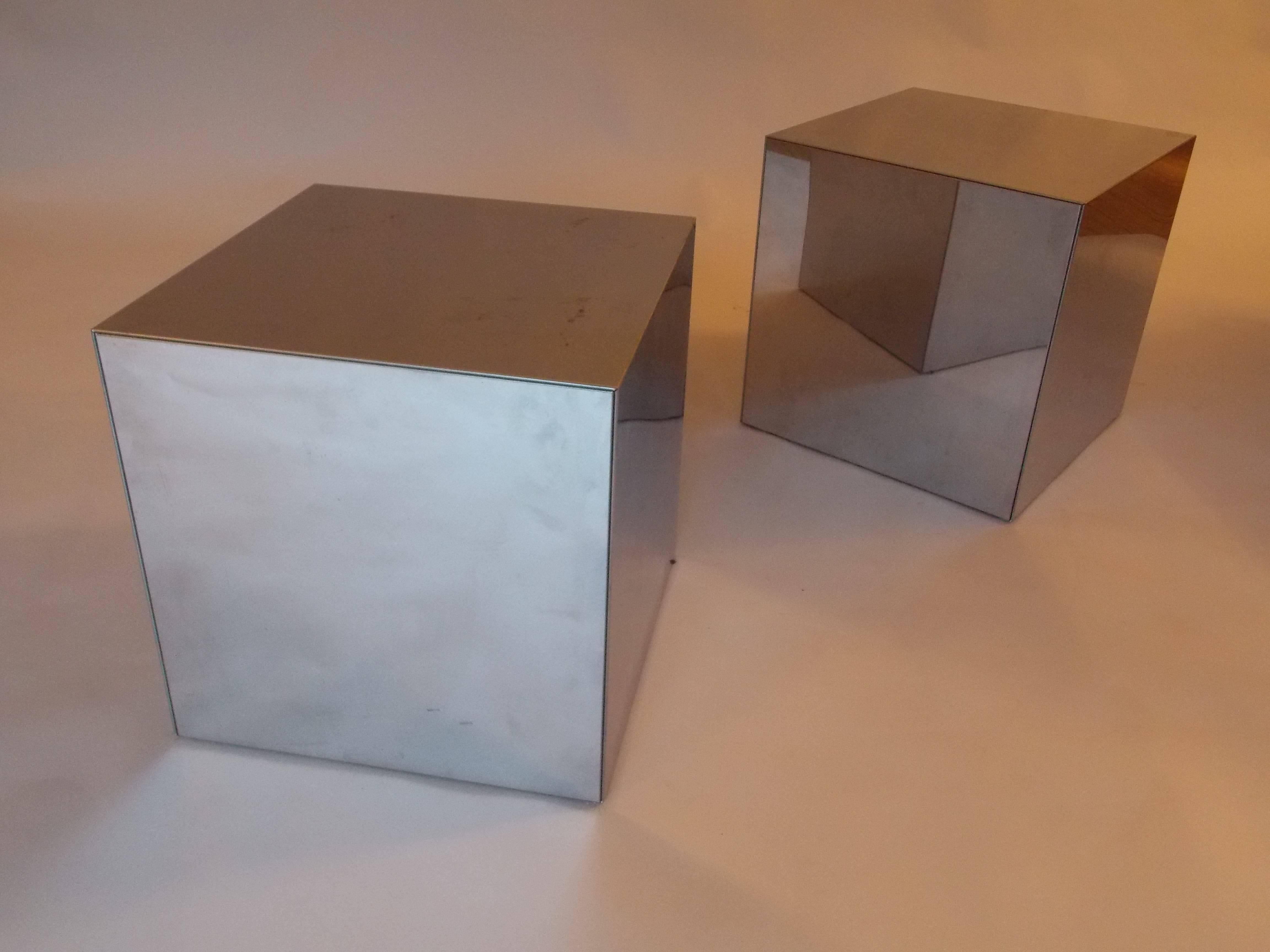 Architectural Steel Cube Tables, USA 3