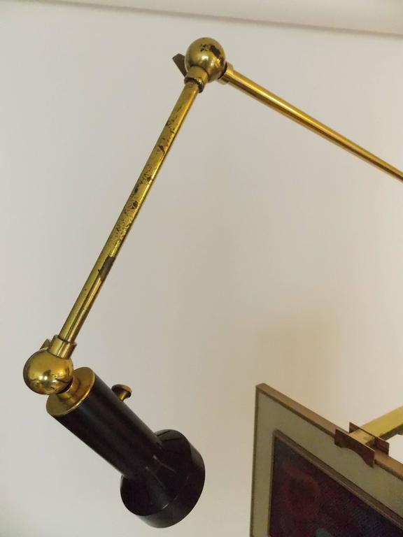Brass Art Easel Lamp Arredoluce, Italy at 1stDibs artists easel lamp