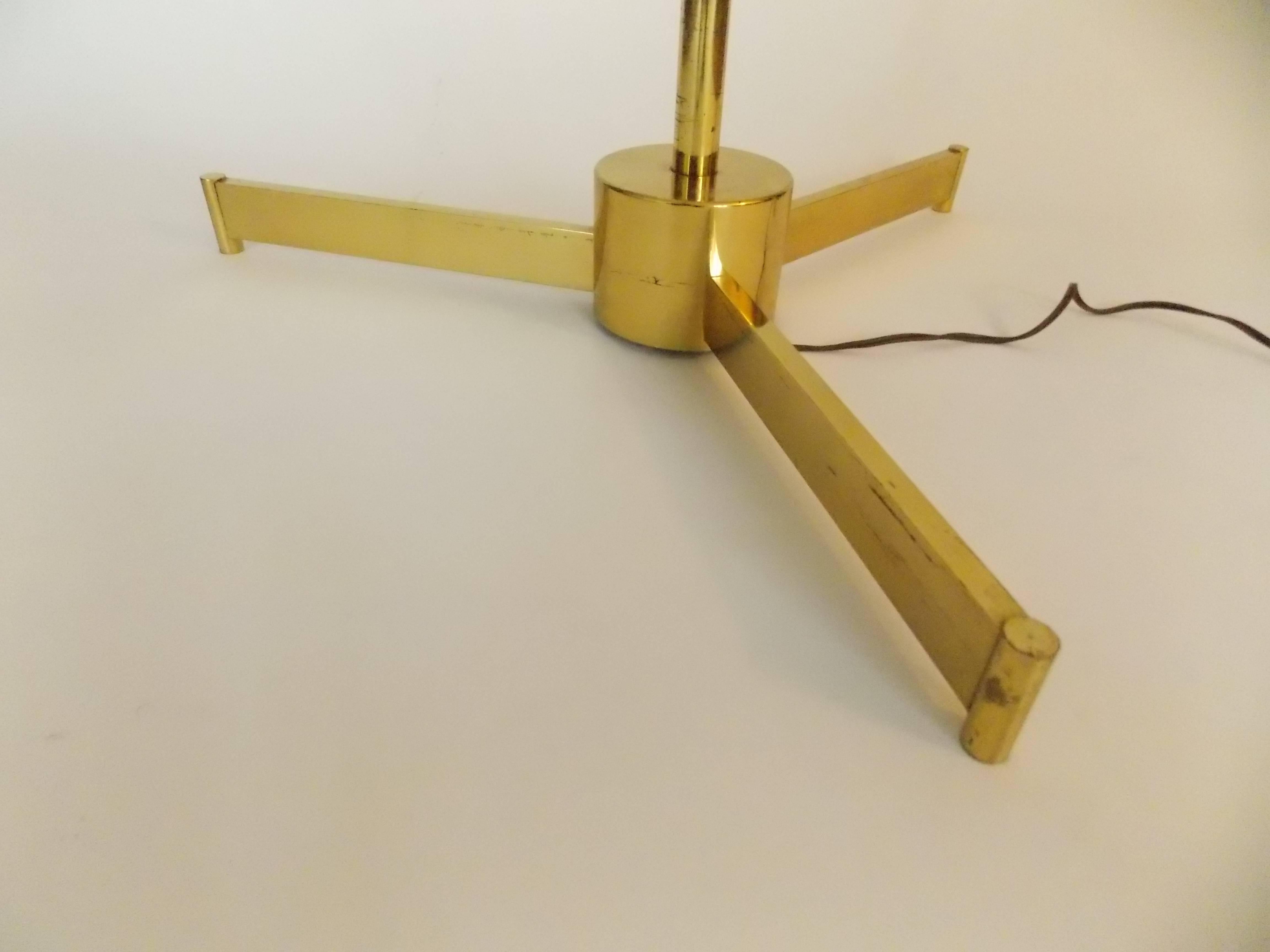 Brass Art Easel Lamp Arredoluce, Italy at 1stDibs artists easel lamp