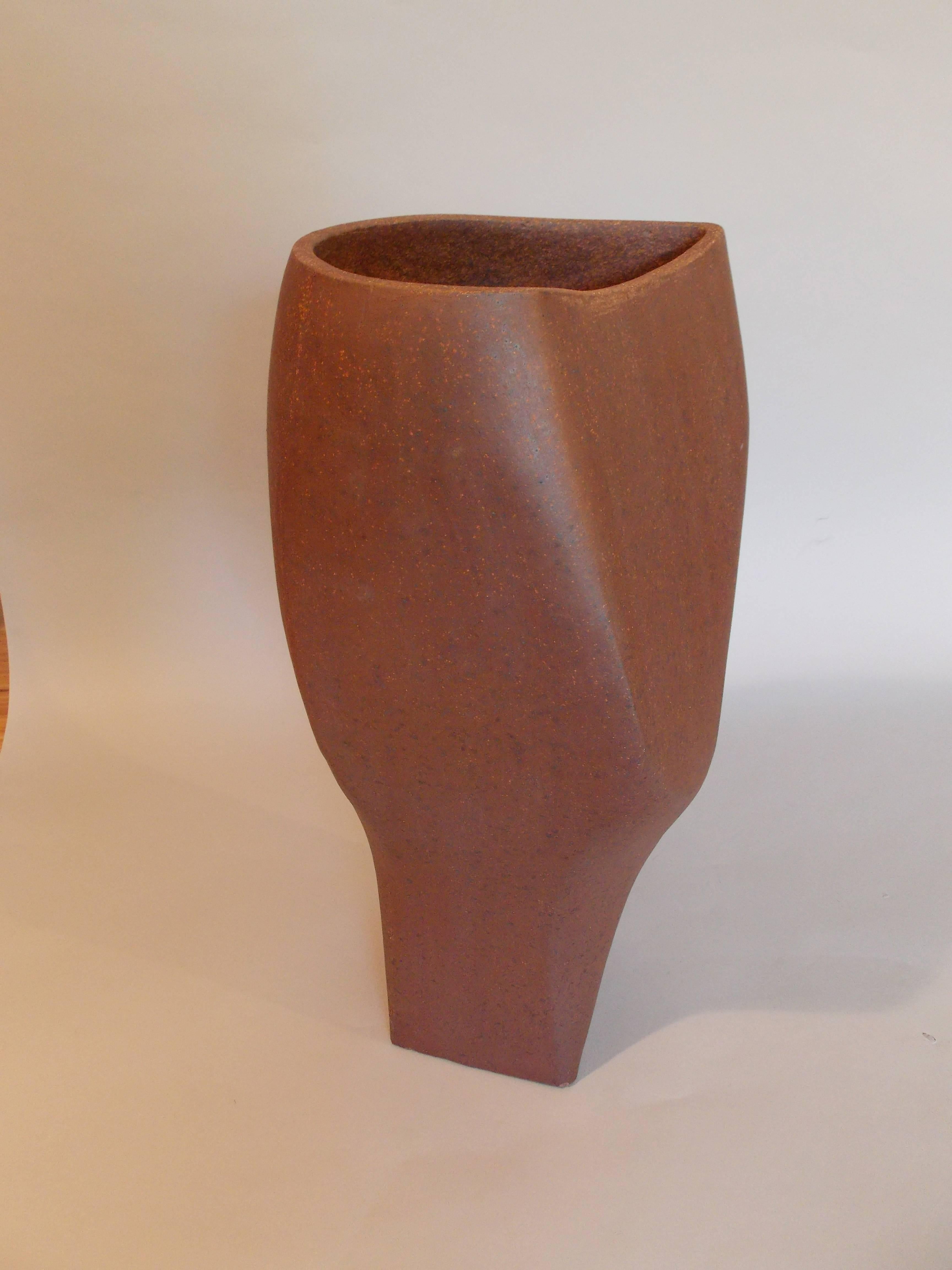 Fired David Cressey Sculptural Planter or Vase