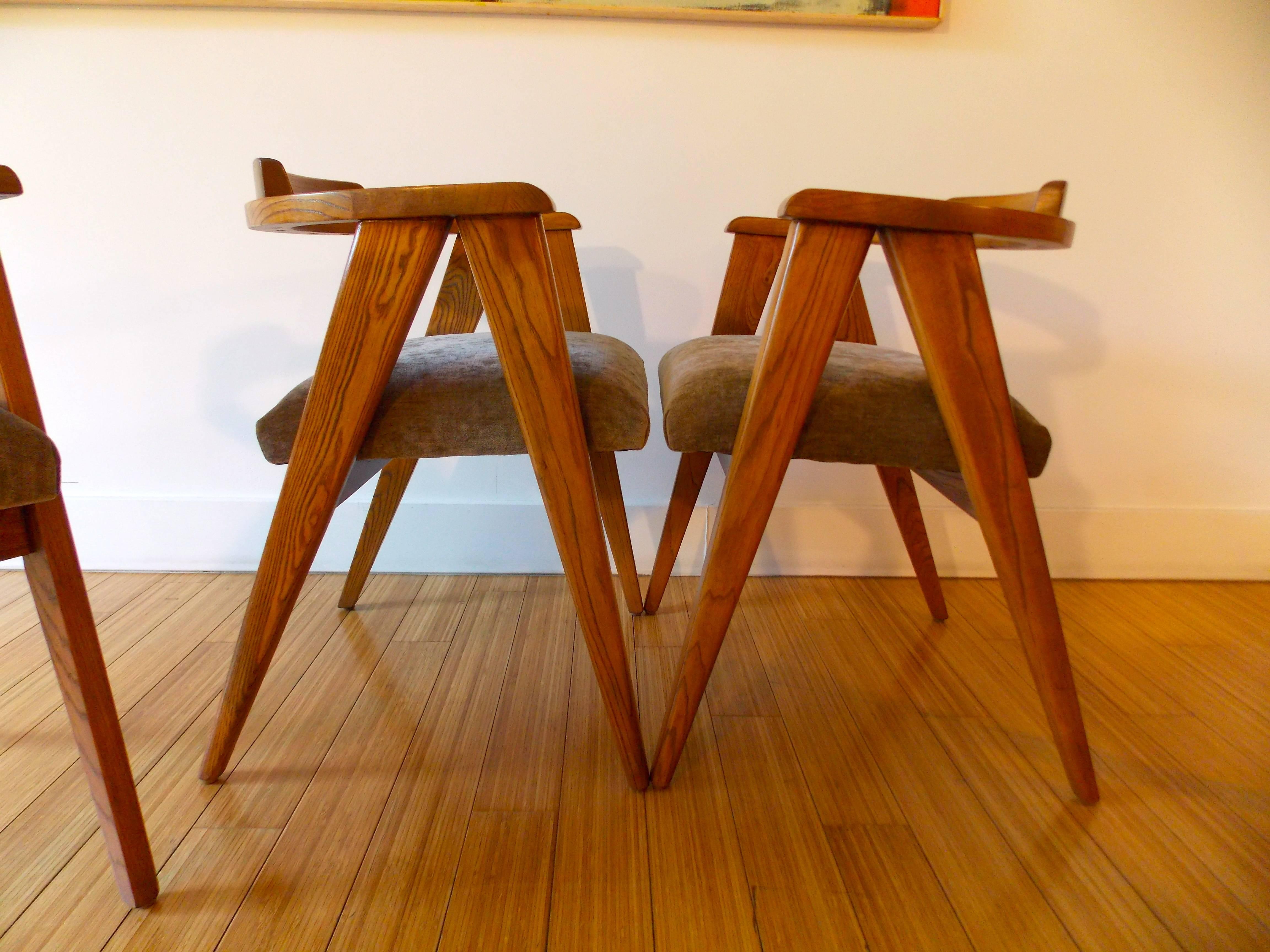 compass chair mid century