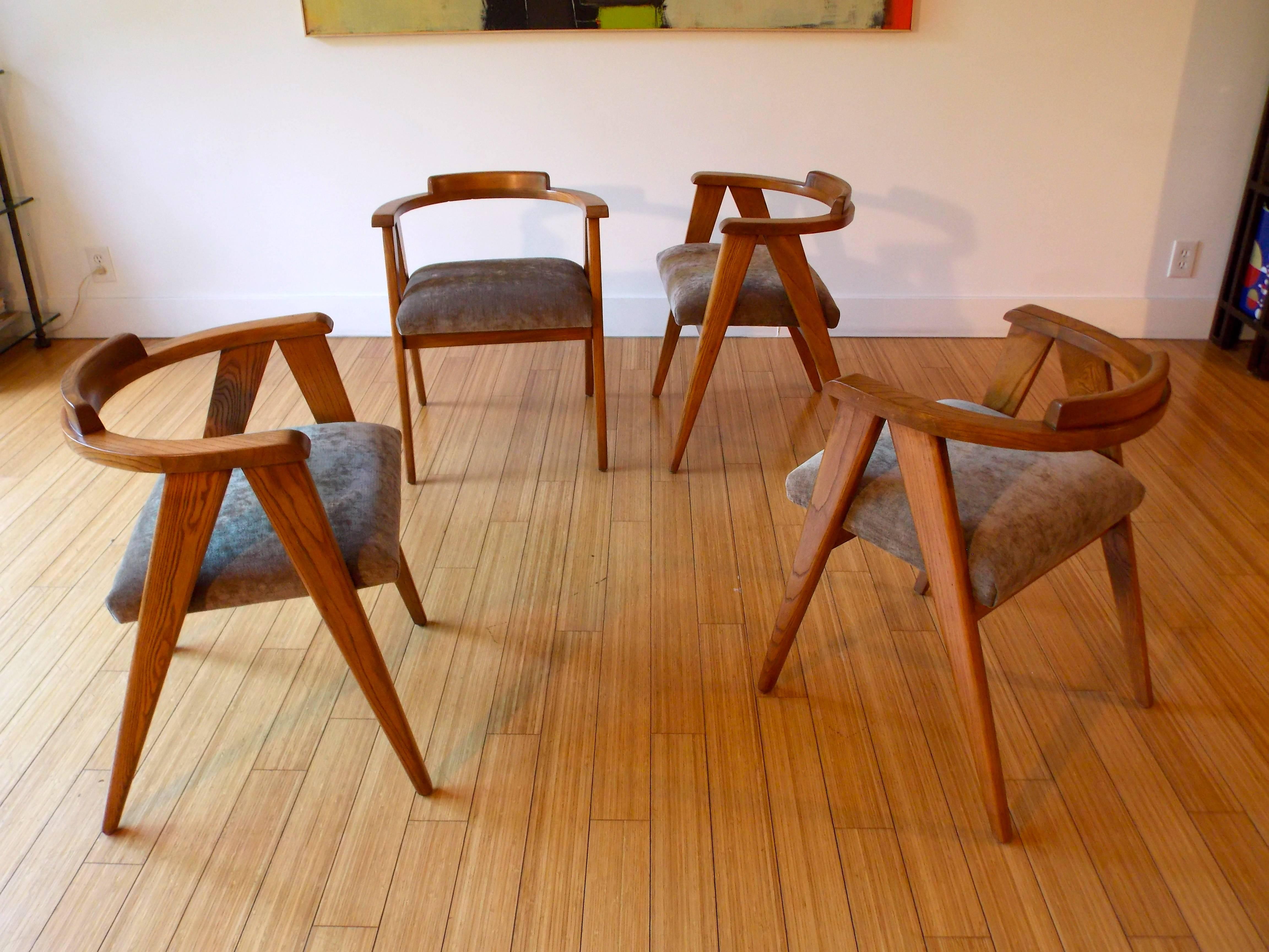 American Midcentury Modern Compass Chairs