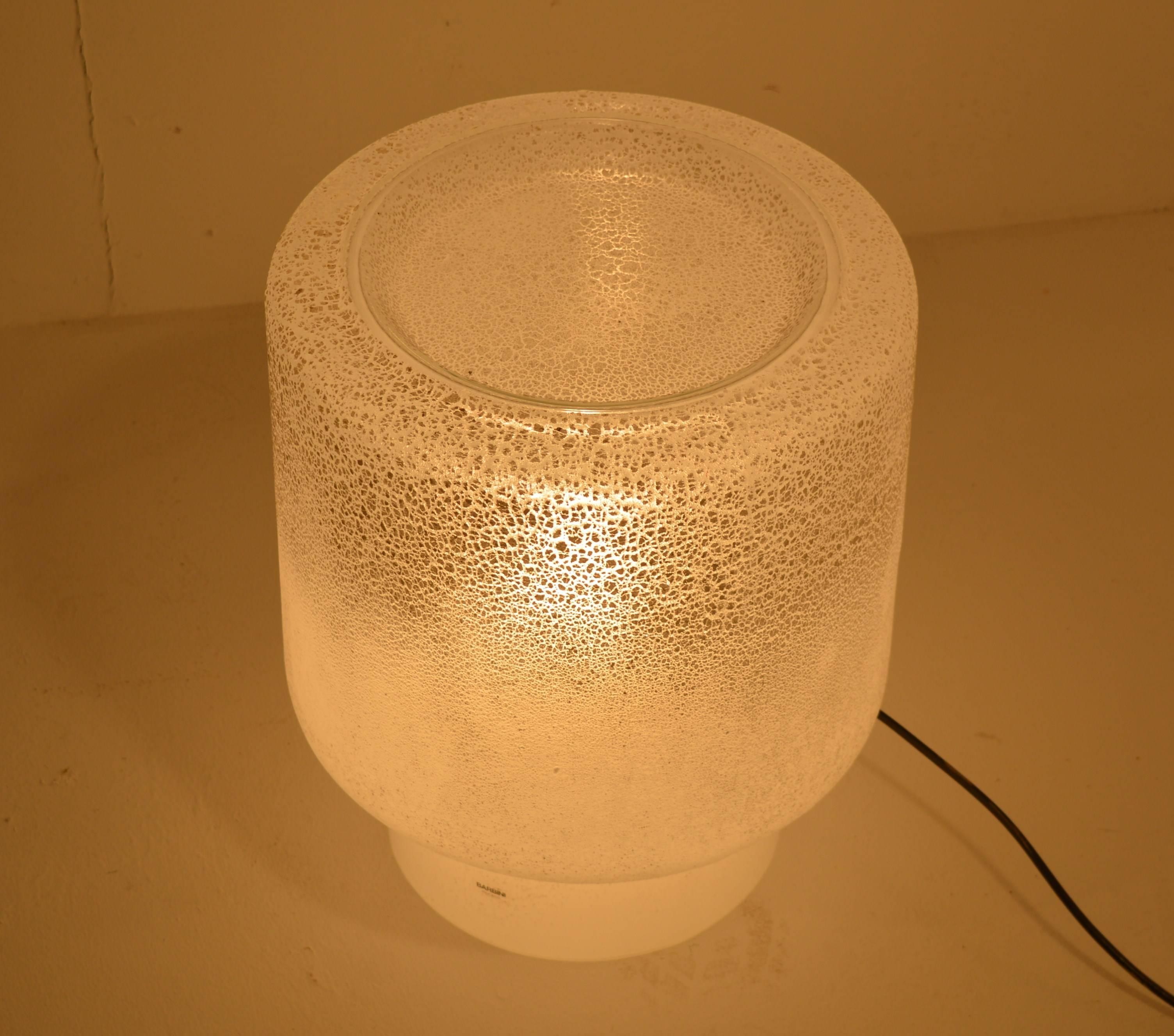 Mid-Century Modern Large Murano Table Lamp by Alfredo Barbini