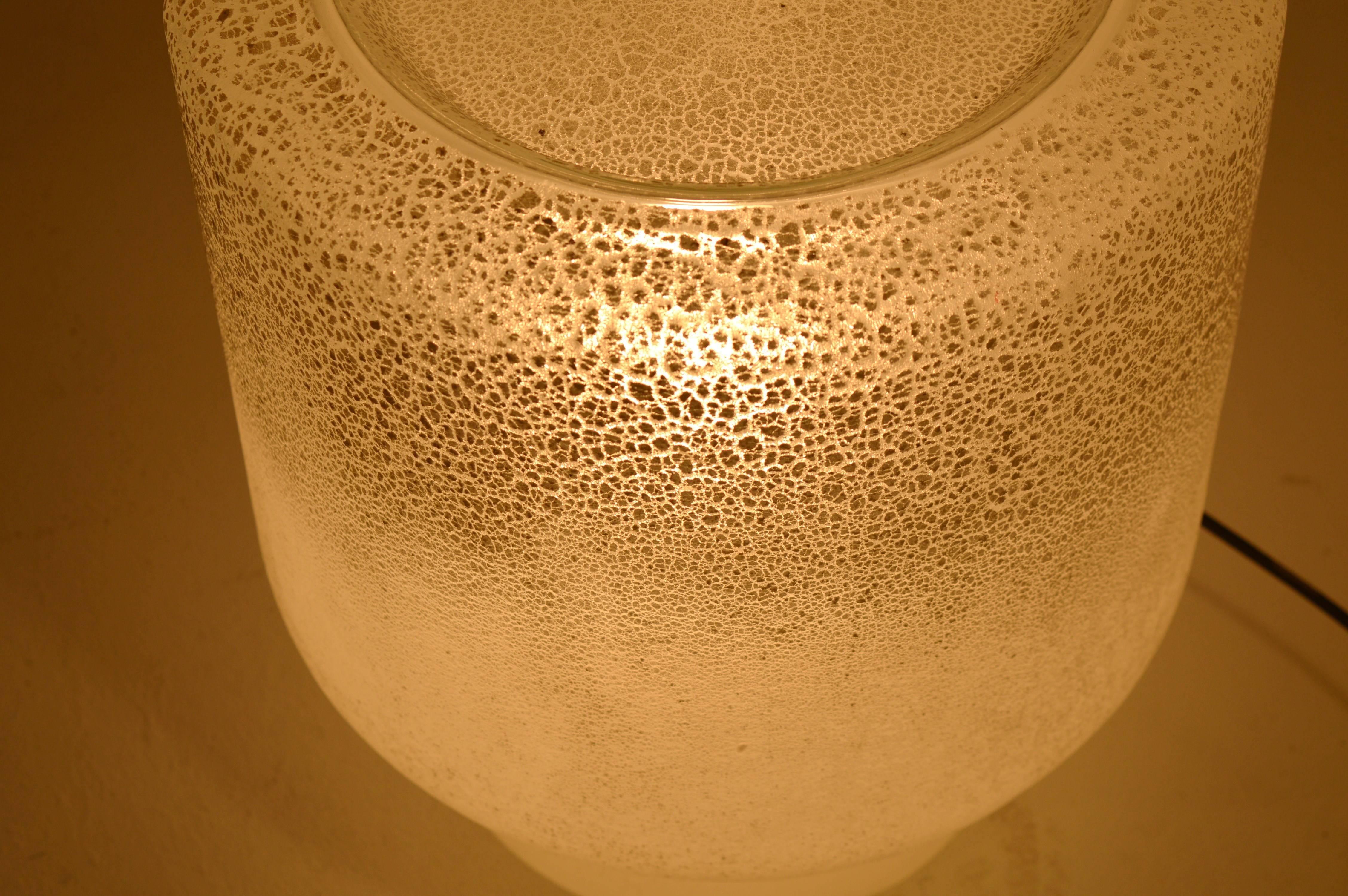 Late 20th Century Large Murano Table Lamp by Alfredo Barbini