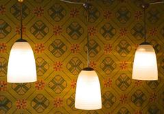 Three Murano Glass Pendant Lights