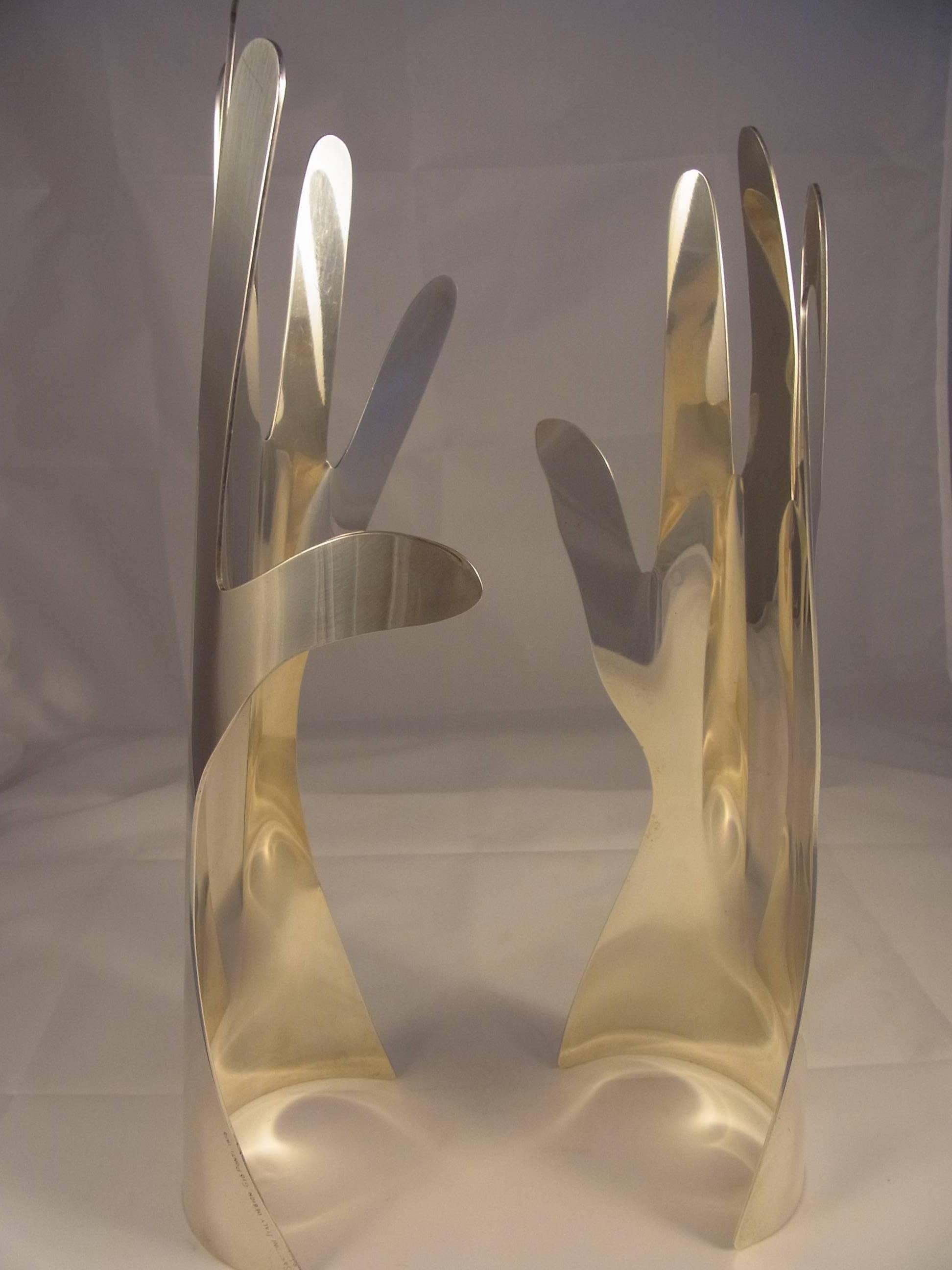 Gio Ponti Silver Plate Sculpture 