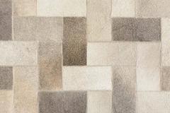 Handmade Leather Patchwork Rug