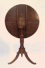 19th Century English Oak Tilt-Top Table