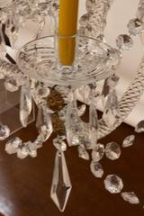 Chandelier in Baccarat Crystal, Made by Renzo Vaglica in Firenze, Italy