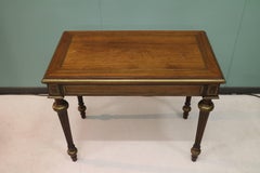 French Rosewood Game Table, Made by A. Baslea in Lyon