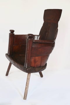 Very Rare and Solid 18th Century French Rustic Chair