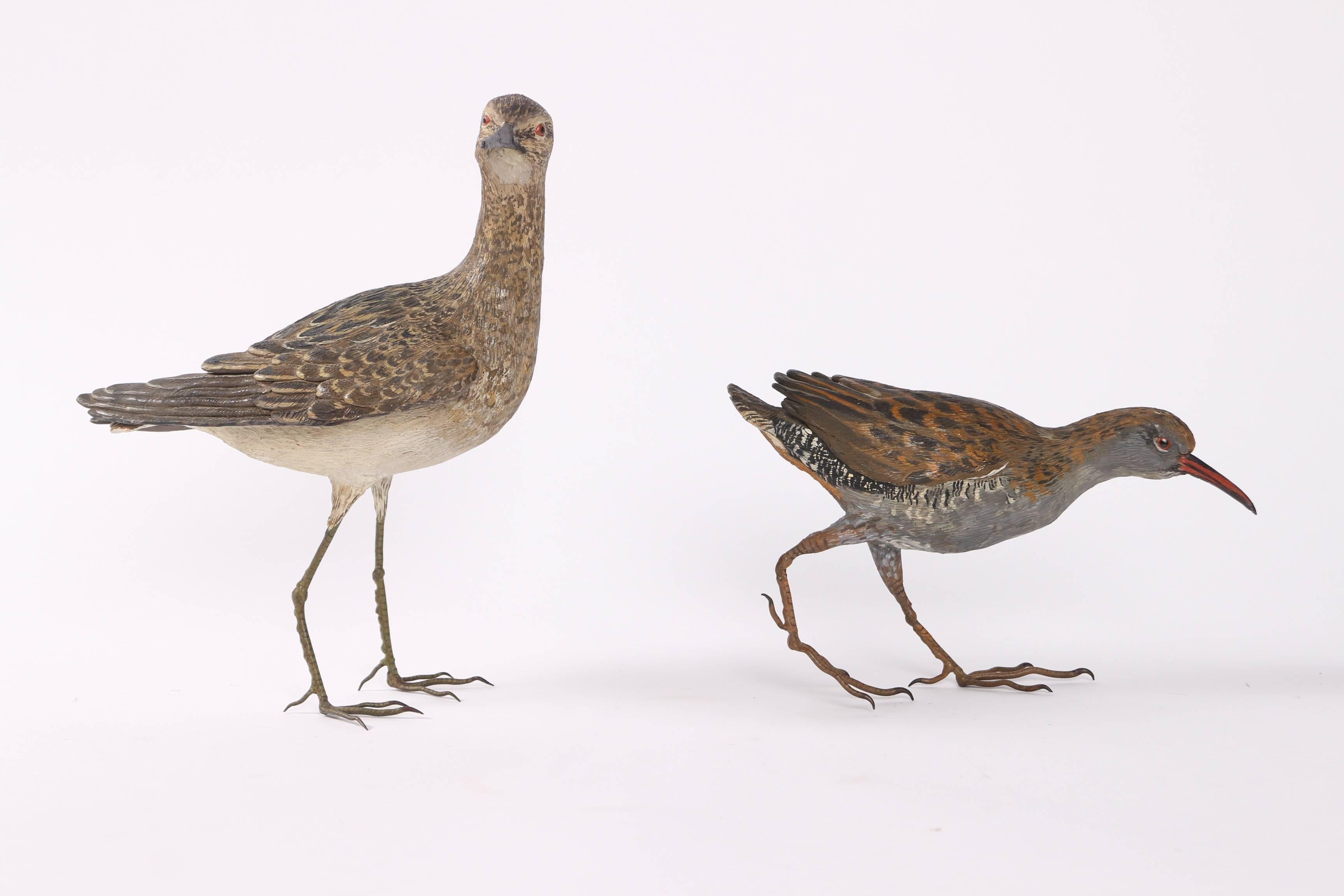 Set of Six Terracotta Birds, French, circa 1930 For Sale 1