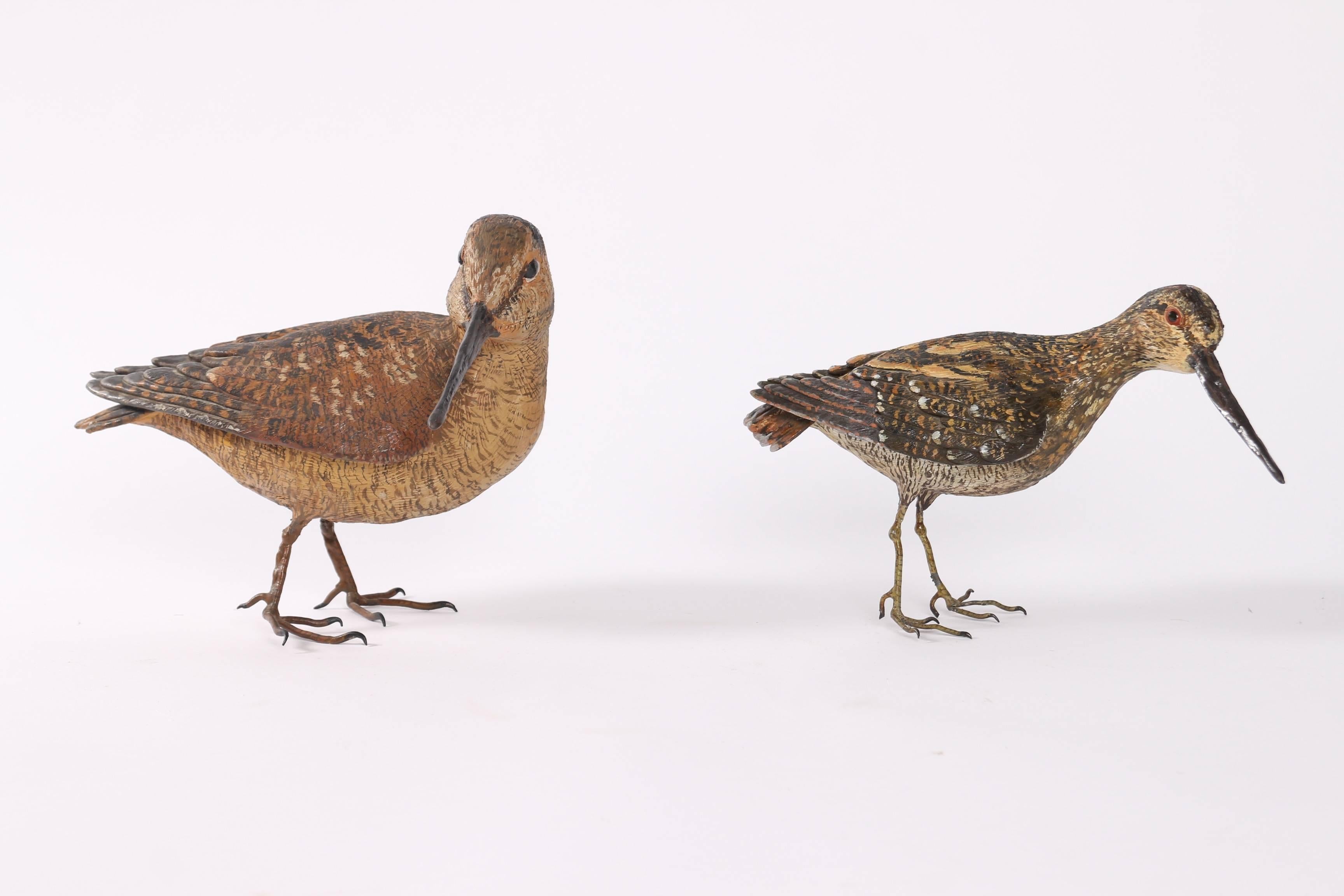 20th Century Set of Six Terracotta Birds, French, circa 1930 For Sale