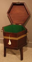 George III Mahogany Octagonal Wine Cooler
