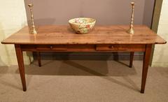 Mid-19th Century Oak Farmhouse French Table