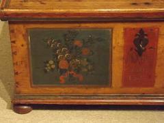 Attractive Painted Continental Trunk