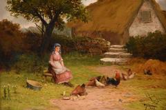 "Feeding the Hens" by Robert John Hammond