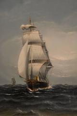 "Raising the Topsails" by Charles Miller