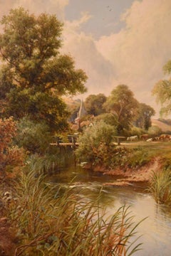 "Near Frome Somerset" Painting by Henry Maidment