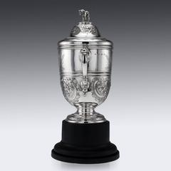 Antique 20th Century Victorian Solid Silver Cup and Cover, Elkington, circa 1900
