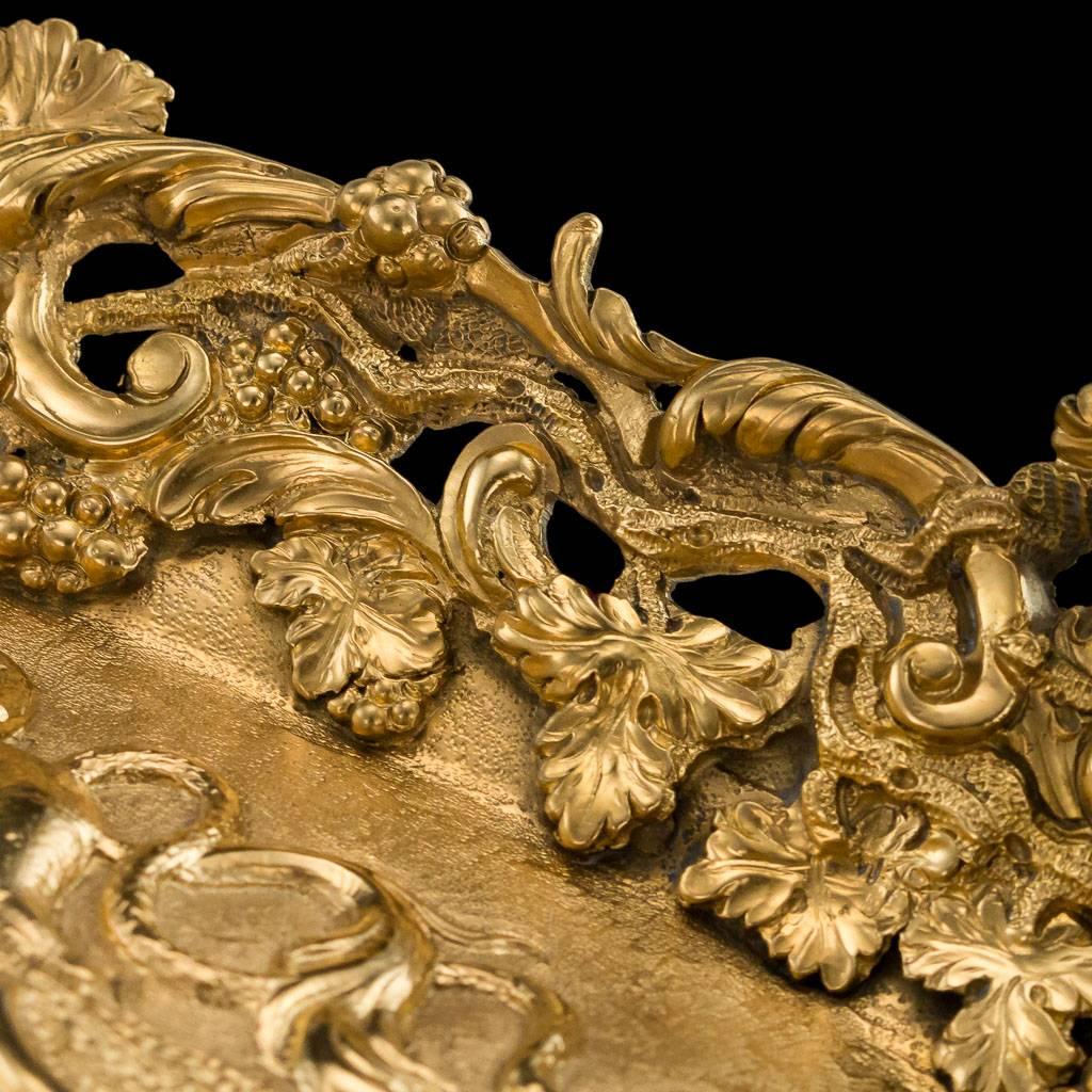 19th Century Antique Georgian Solid Silver Gilt Kettle Stand, Edward Farrell, circa 1818