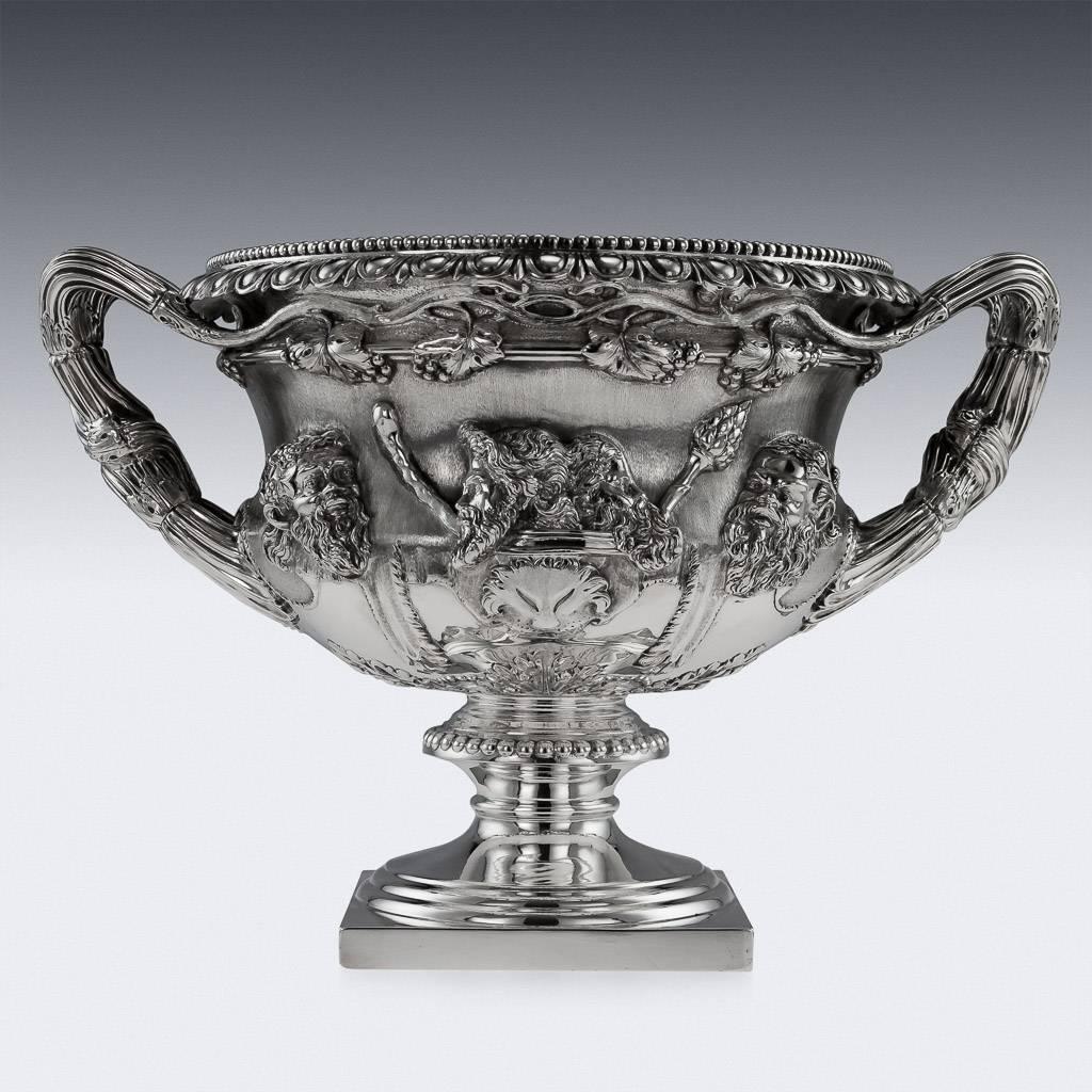 English Antique 20th Century Edwardian Solid Silver Vase, Sibray Hall & Co, circa 1904