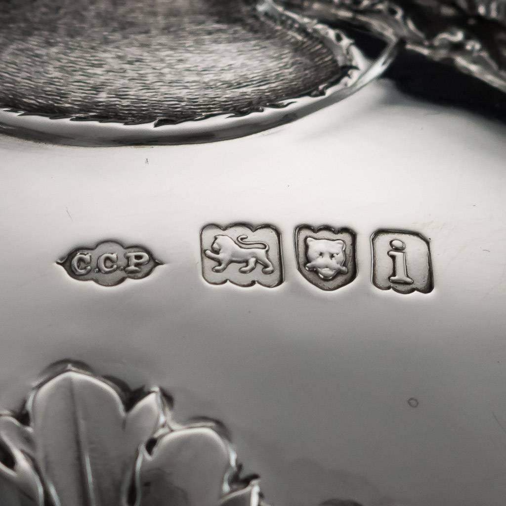 Antique 20th Century Edwardian Solid Silver Vase, Sibray Hall & Co, circa 1904 5