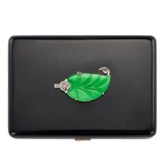 20th Century Cartier 18-Karat Gold, Enamel, Jade & Diamond Box, circa 1920
