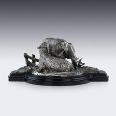 Antique 19th Century, French Solid Silver Centrepiece, Froment-Meurice, Paris