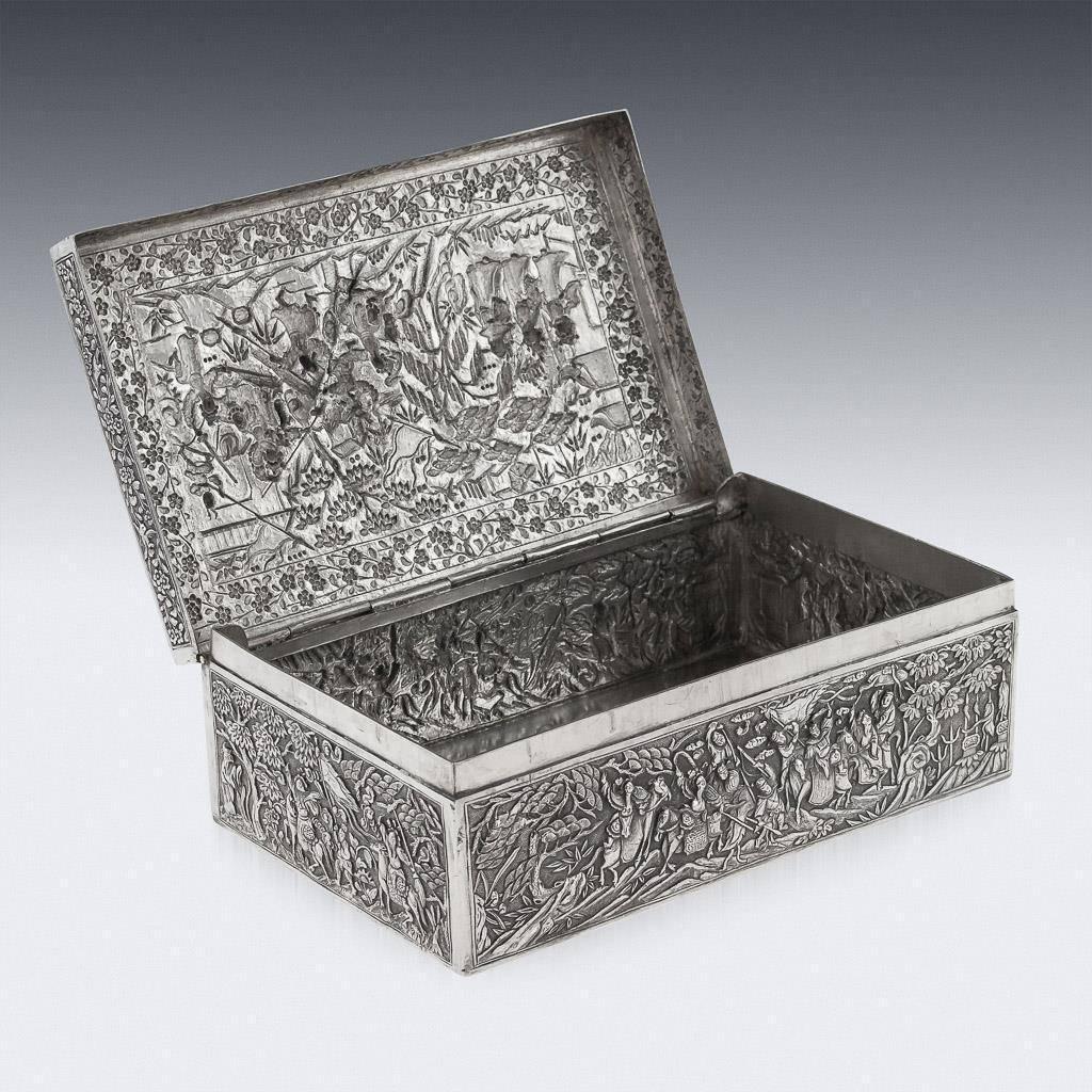 chinese silver box