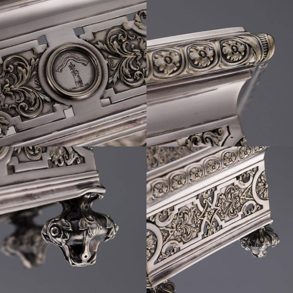19th Century Victorian Solid Silver Magnificent Entree Dish, Garrard, circa 1847 3