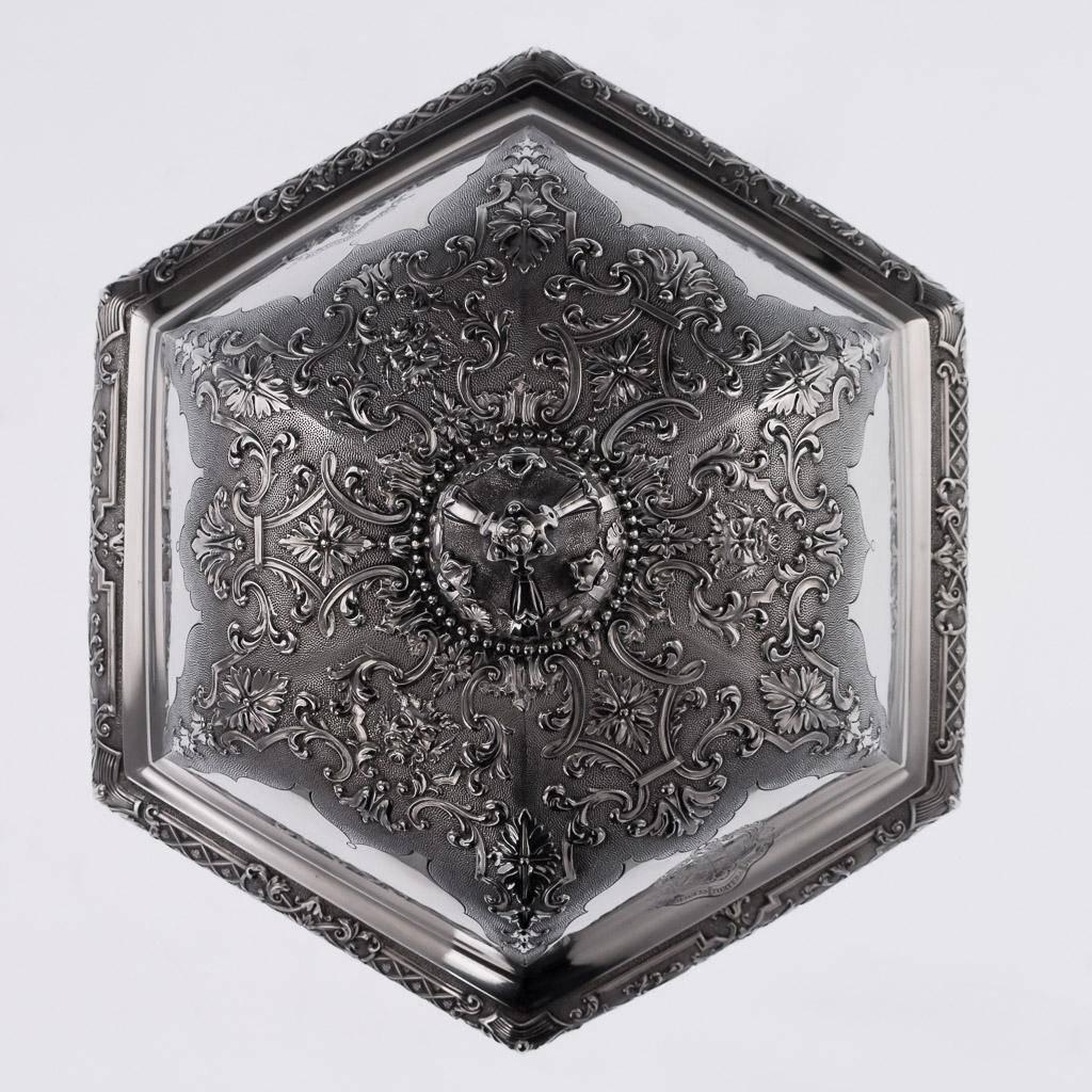 Sterling Silver 19th Century Victorian Solid Silver Magnificent Entree Dish, Garrard, circa 1847