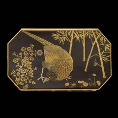 Antique French 18-Karat Gold-Mounted & Japanese Lacquer Snuff Box, circa 1810